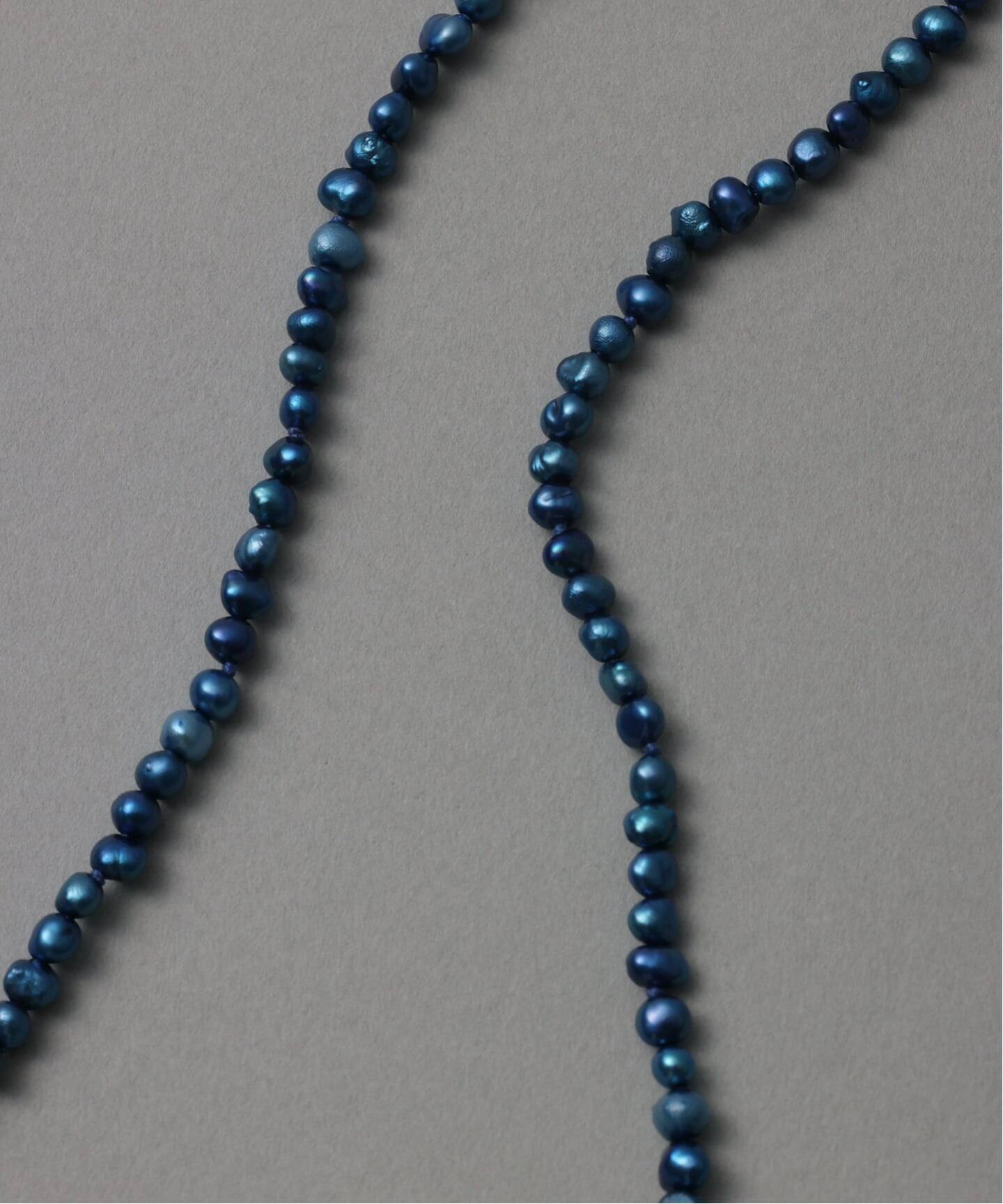 Lilas★APK10ボール インディゴパール 80cm ネックレス K10 インディゴパール80cmネックレス K10（ネックレス）｜Lilas（リラ）の