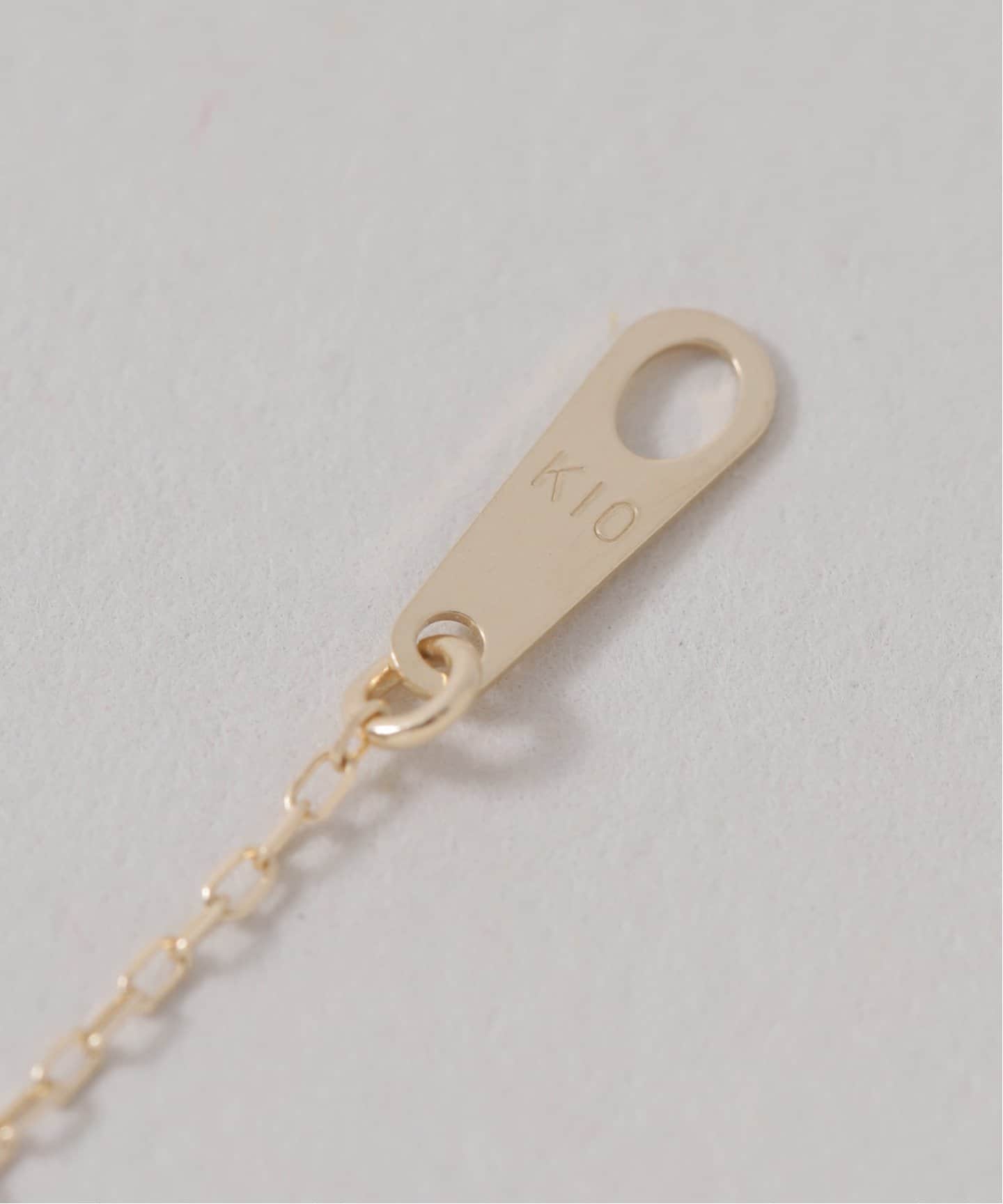 スマイルモチーフネックレス K10（ネックレス）｜Lilas（リラ）の通販