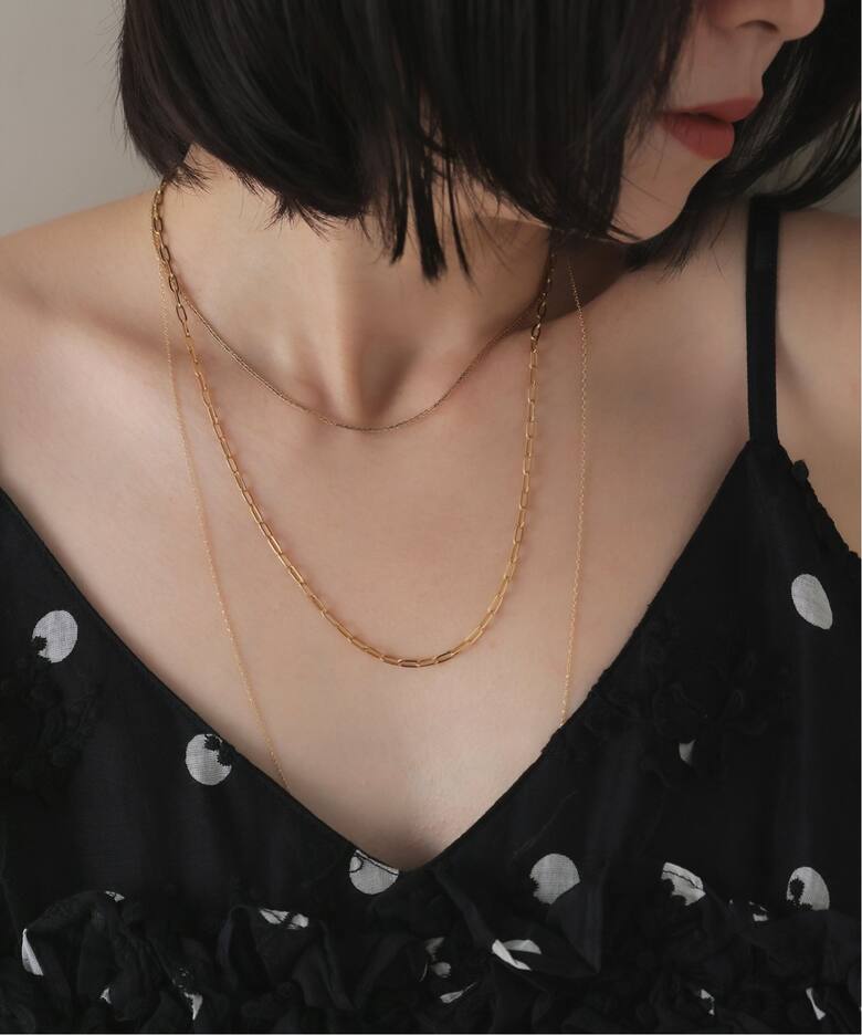 3Dチェーン38cmネックレス K10（ネックレス）｜Lilas（リラ）の通販 