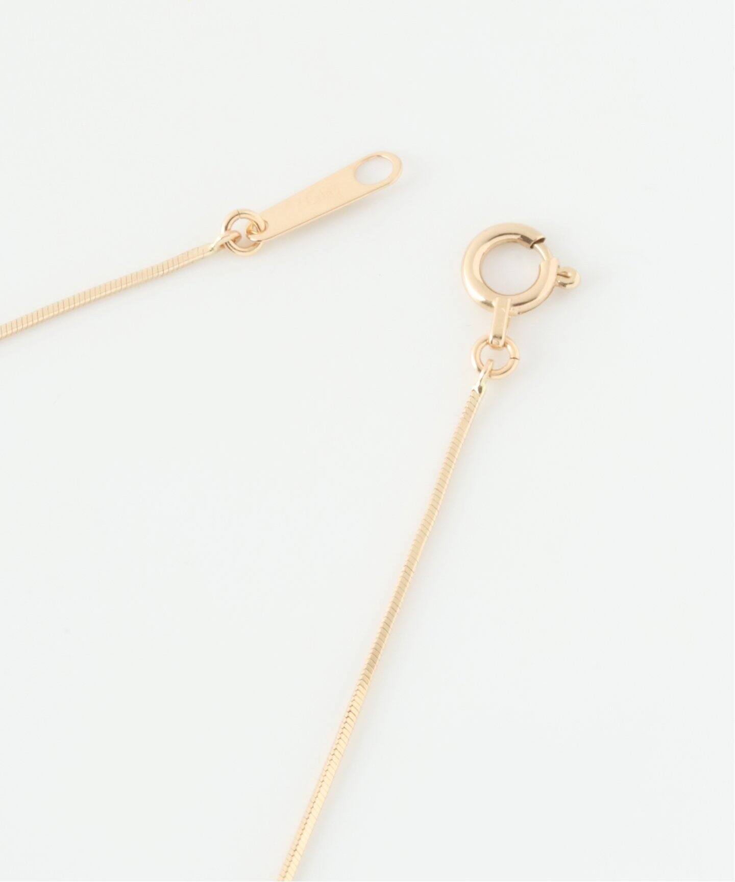 追加》コンパクトチェーン55cmネックレス K10（ネックレス）｜Lilas 
