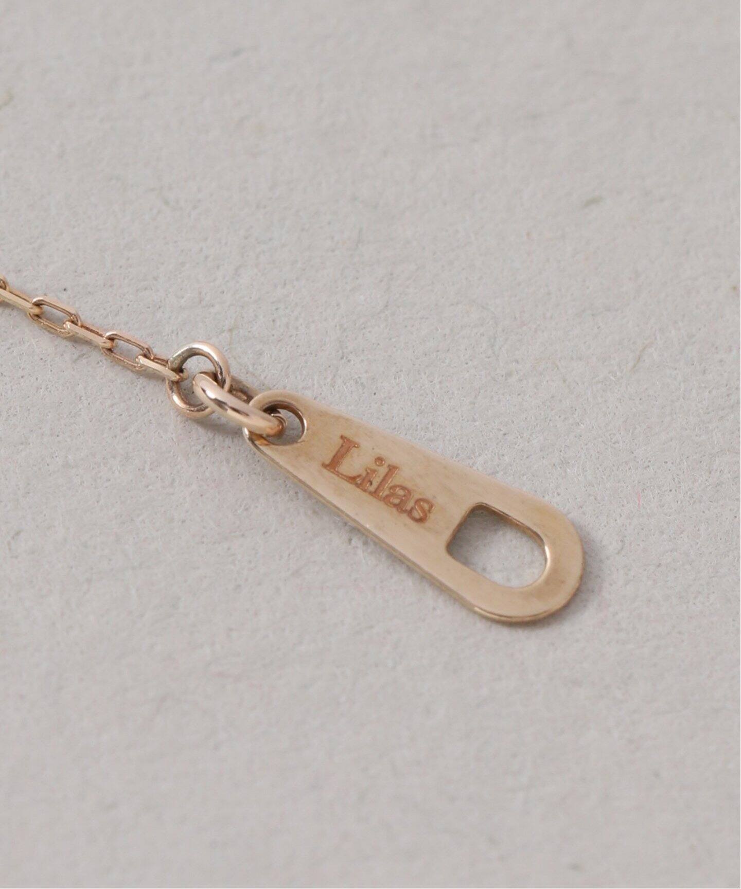 ミネラルパーツ5ピースネックレス K10（ネックレス）｜Lilas（リラ）の