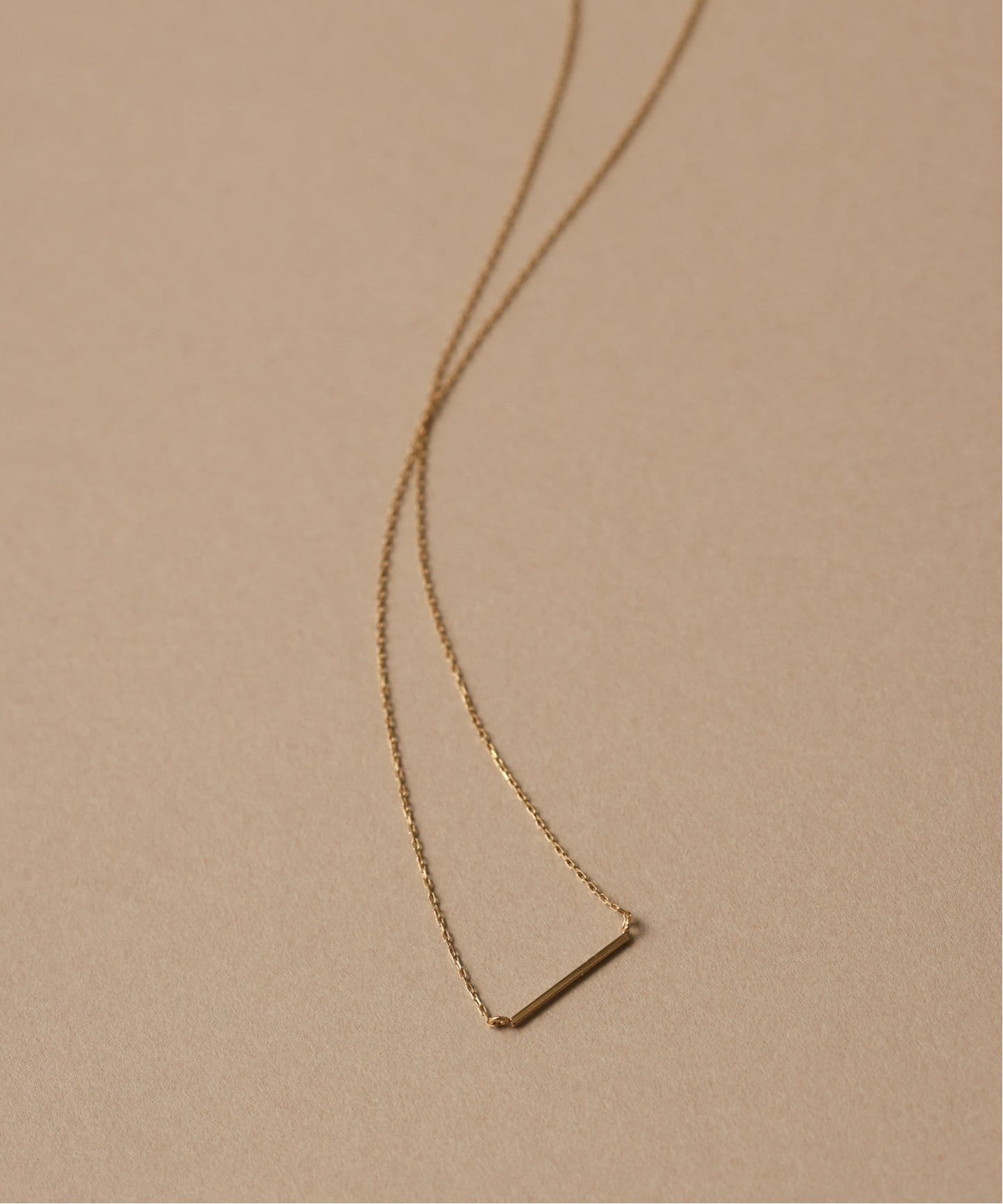 WEB限定》12mmバーネックレス K10（ネックレス）｜Lilas（リラ）の通販