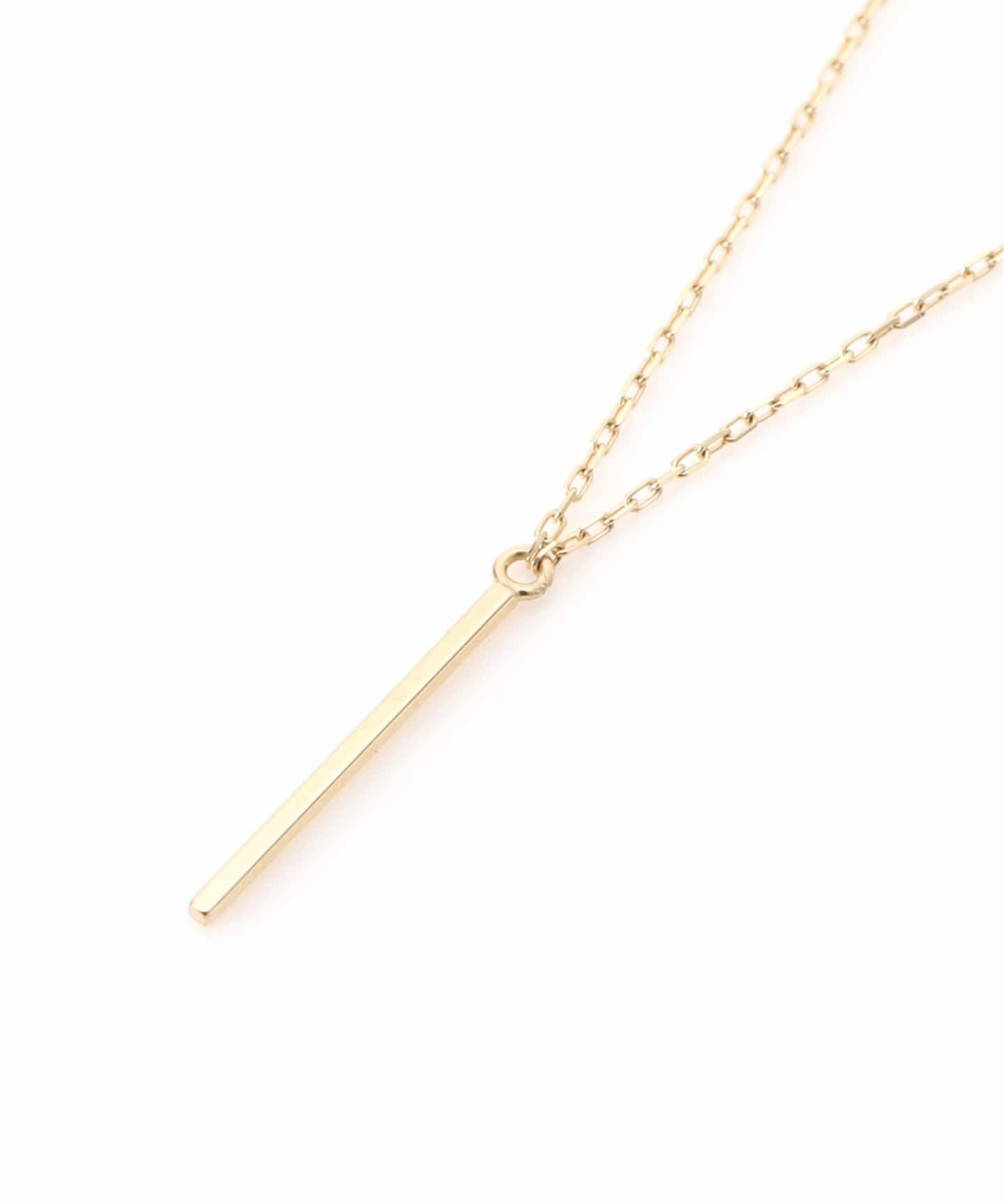 ベイクルーズ Lilas 12mmバーティカルバーネックレス K10 WEB限定》12mmバーティカルバーネックレス K10（ネックレス）｜Lilas