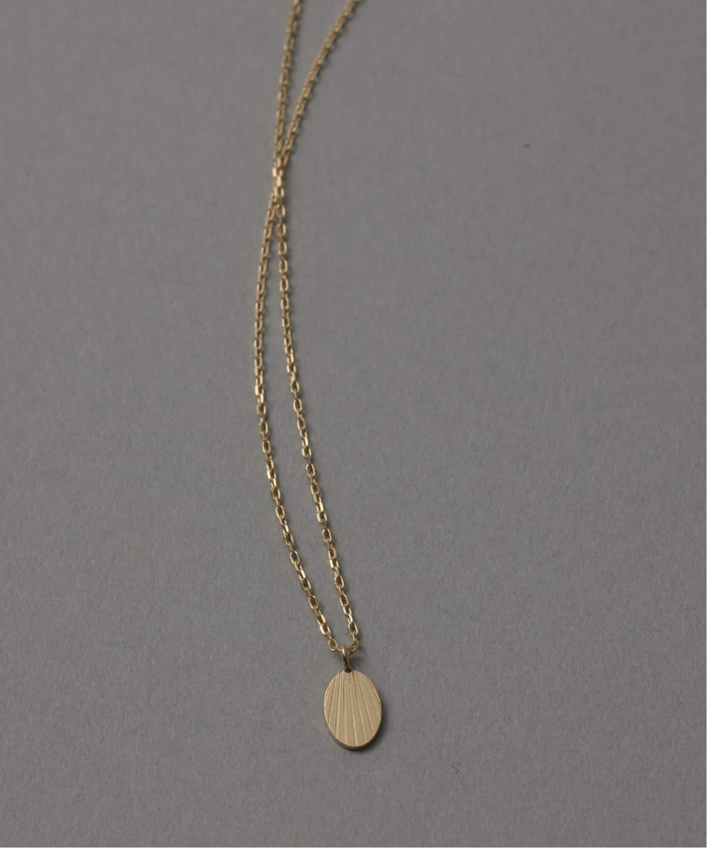 Lilas K10ゴールド ネックレス オーバルカットダイヤネックレス K10（ネックレス）｜Lilas