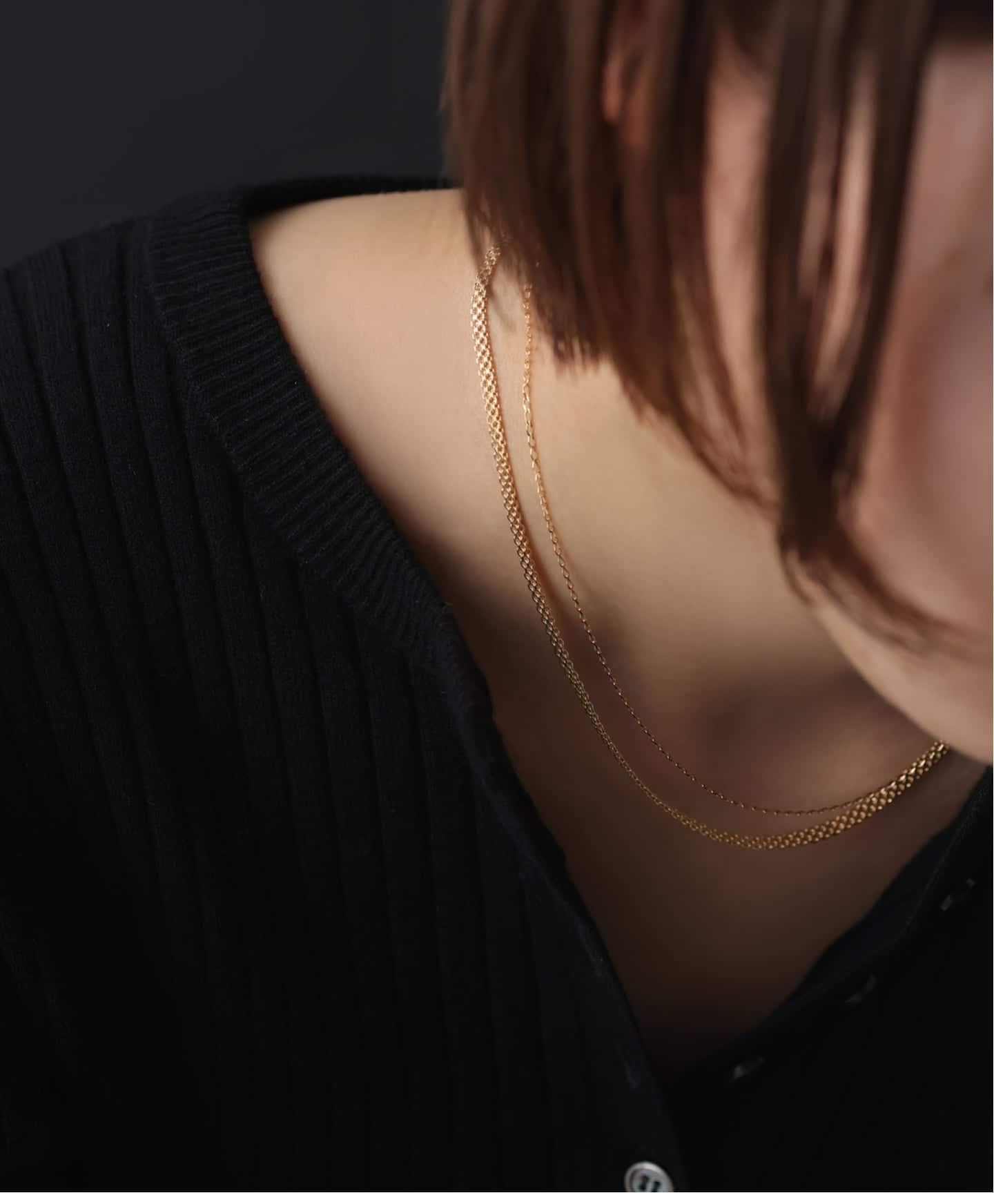 アラキヘイチェーン40cmネックレス K18（ネックレス）｜Lilas（リラ