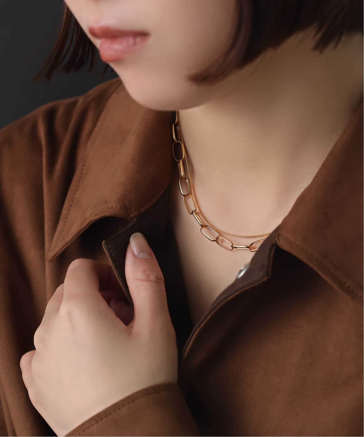 K18金 約40cm ヘリンボーンネックレス7g HERRINGBONE CHAIN 40cm(2GK0767)K18 チェイン｜スタージュエリー公式