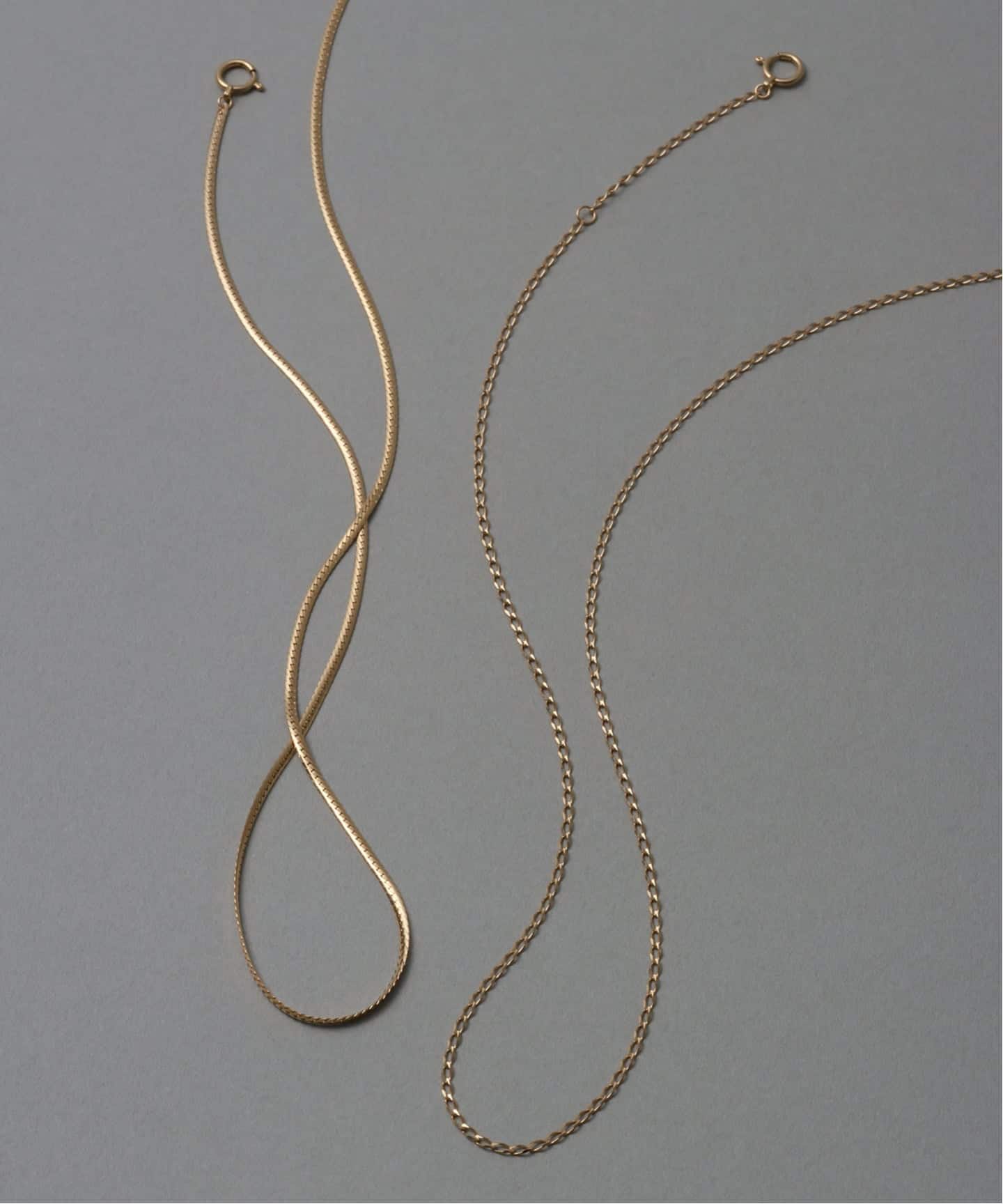 K18金 約40cm ヘリンボーンネックレス7g K18金 約40cm ヘリンボーンネックレス7g