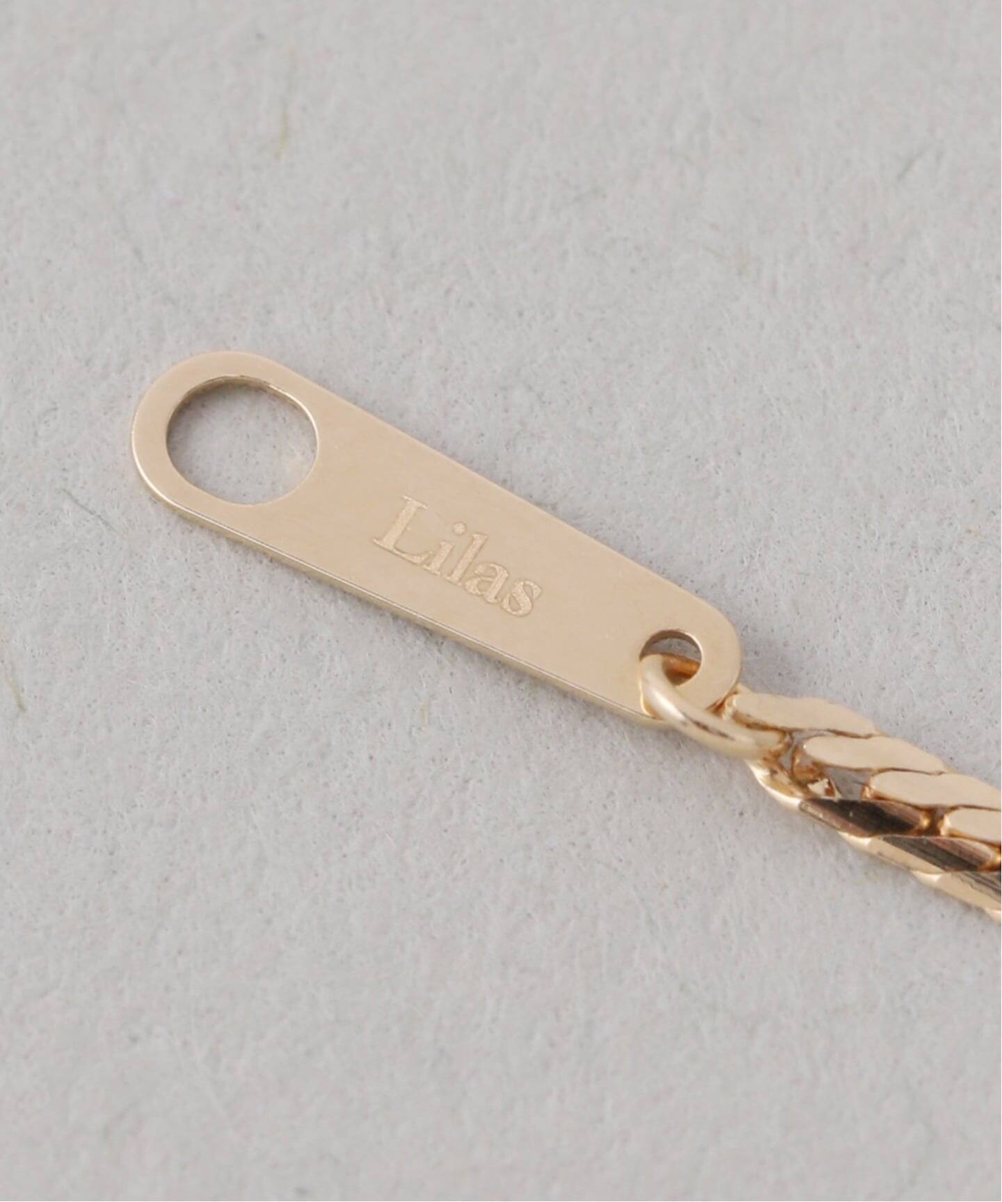 ヘリンボーンチェーン40cmネックレス K18（ネックレス）｜Lilas（リラ