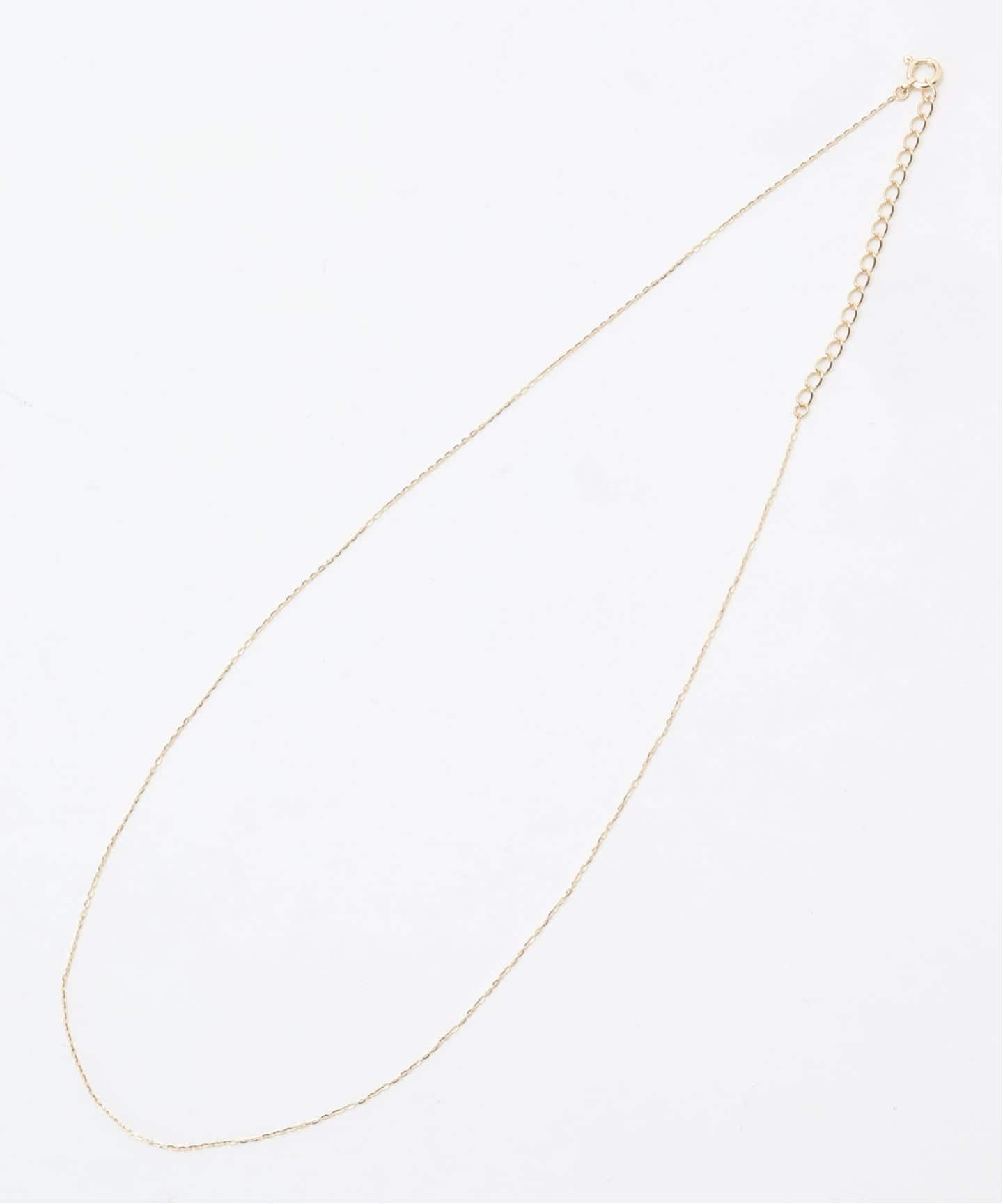 WEB限定》シャインカットアズキチェーンネックレス 35cm K10