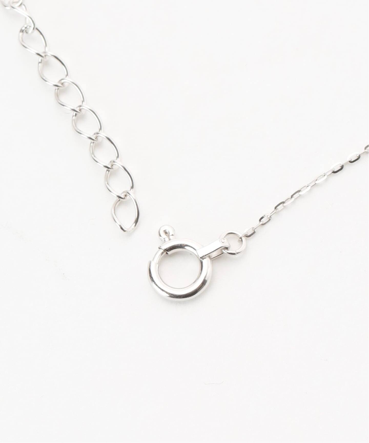 WEB限定》シャインカットアズキチェーンネックレス 50cm WG K10