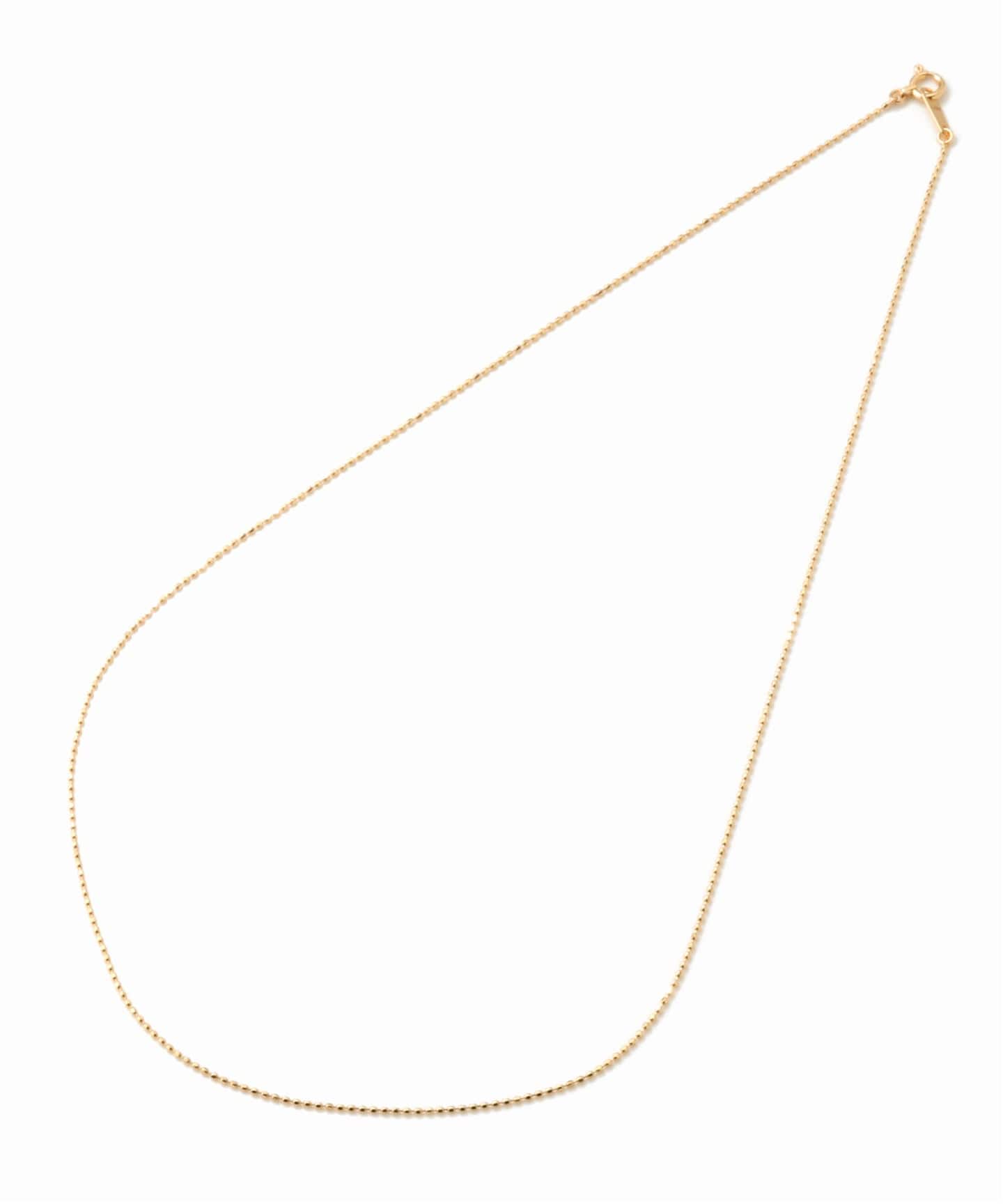 ボールチェーンネックレス K10（ネックレス）｜Lilas（リラ）の通販