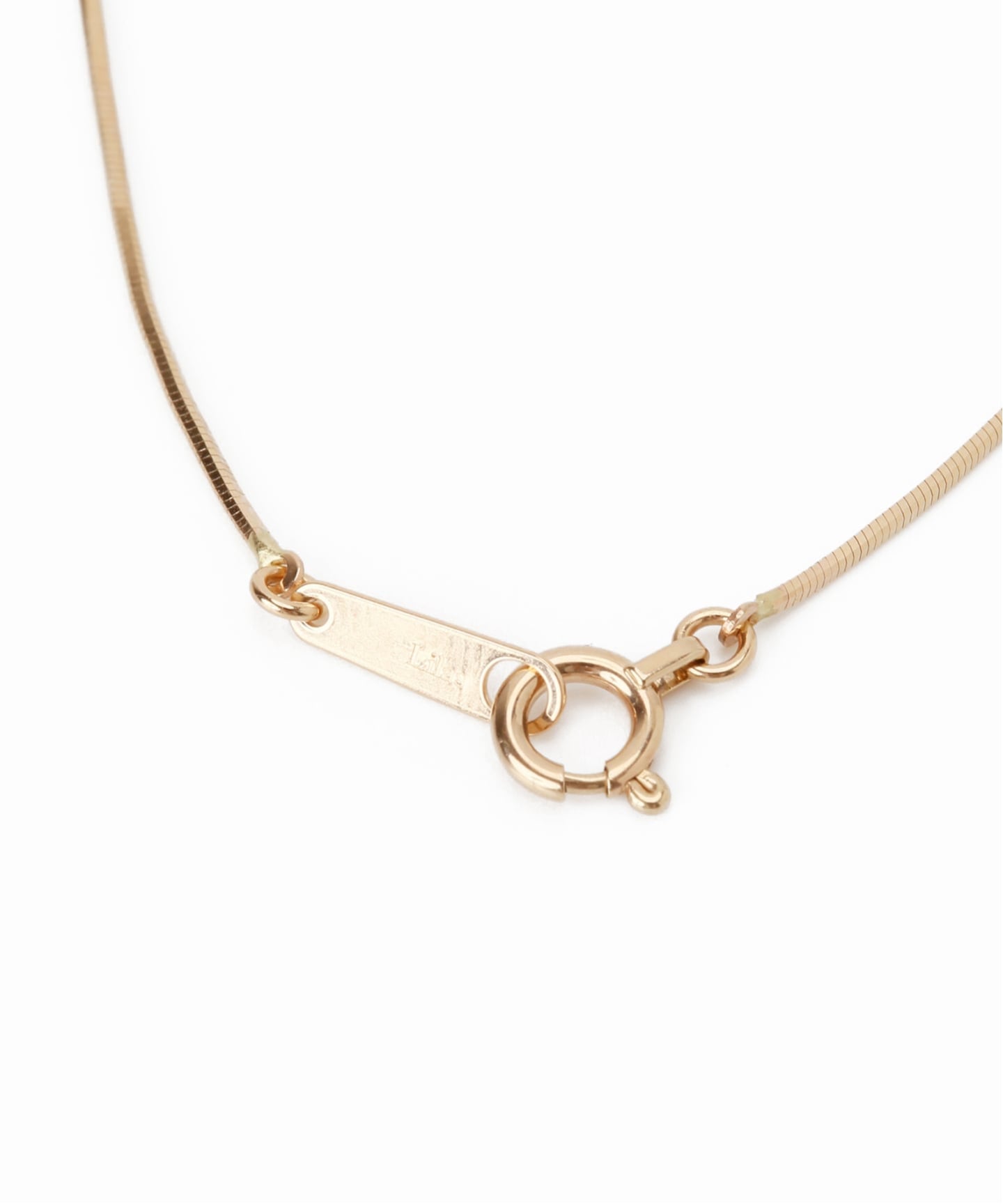 コンパクトチェーン38cmネックレス K10（ネックレス）｜Lilas（リラ