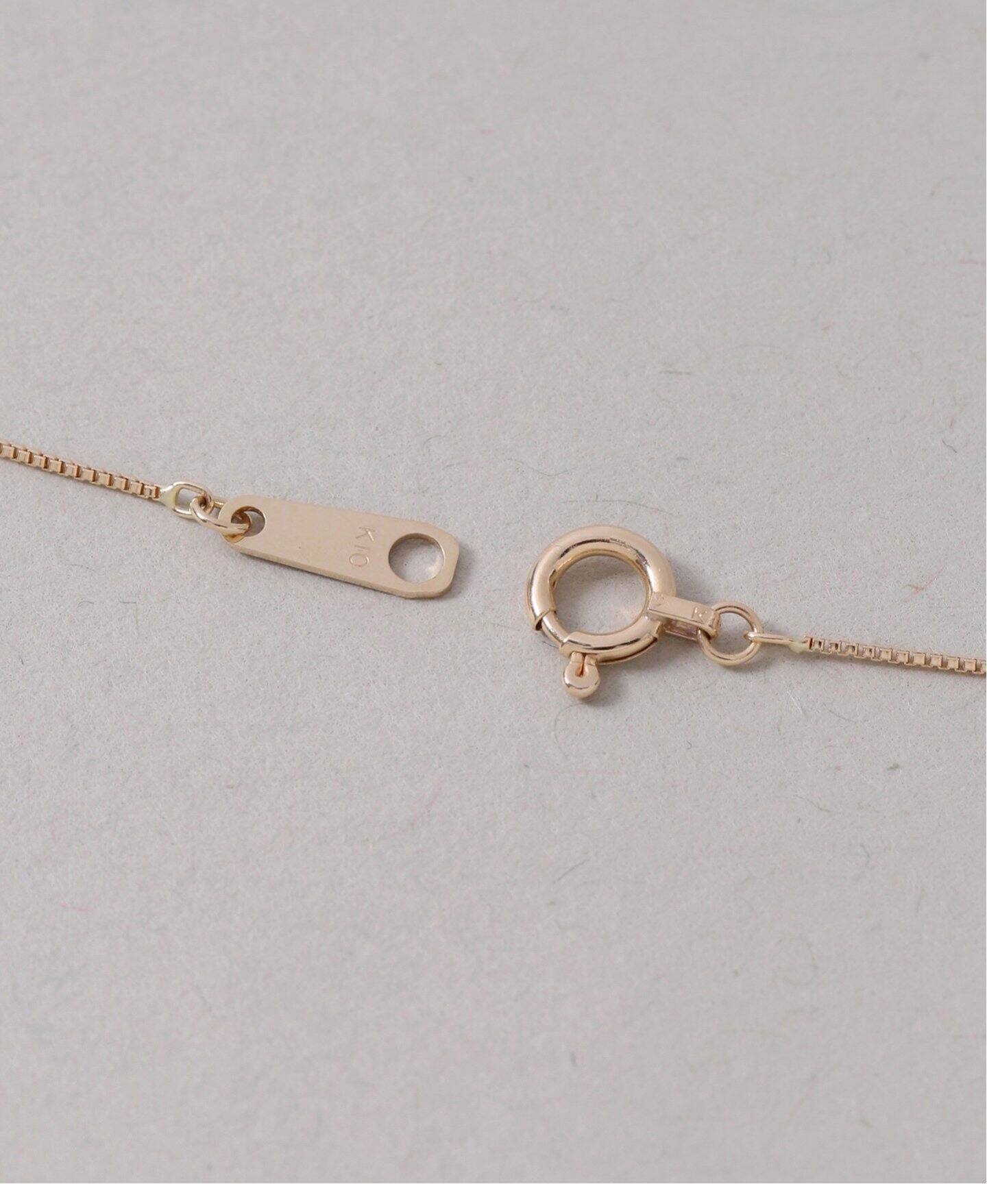 メレダイヤバチカンオニキス50cmネックレス K10（ネックレス