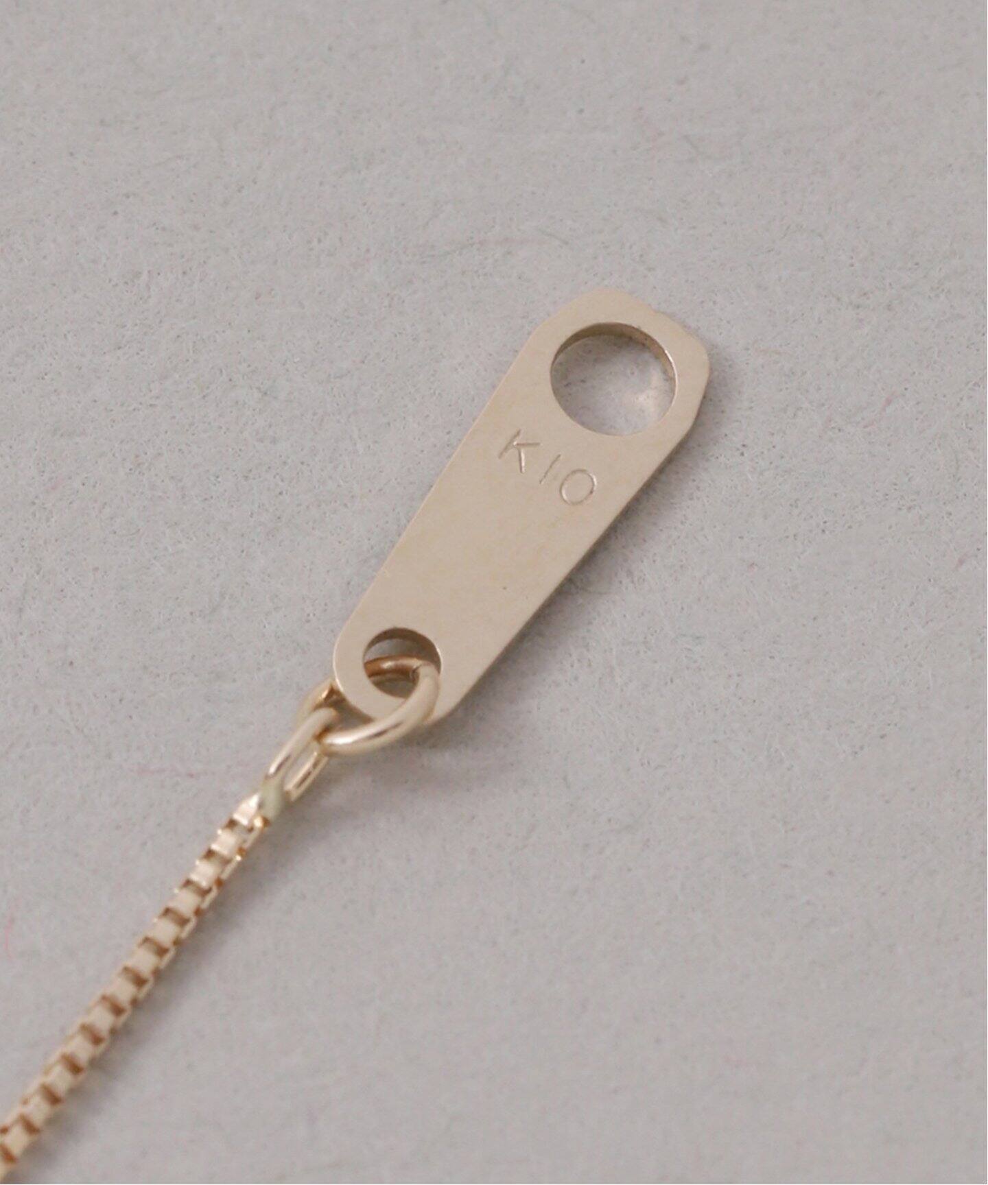 メレダイヤバチカンオニキス50cmネックレス K10（ネックレス