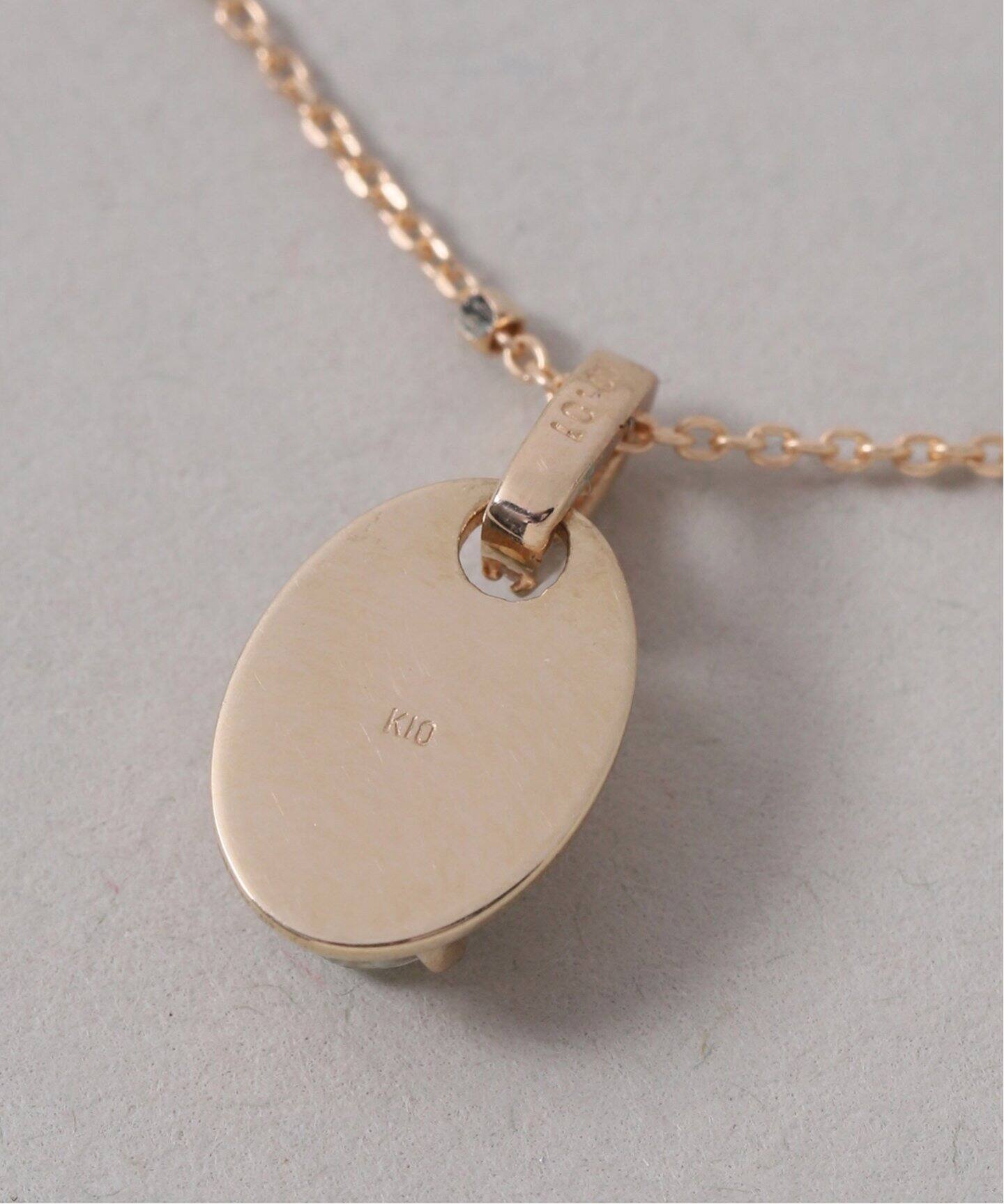 SURYA スーリヤ　アイネックレス k10 アメジスト　付属品　保証書あり MASHRO様専用】surya スーリヤ アイネックレス パール ネックレス