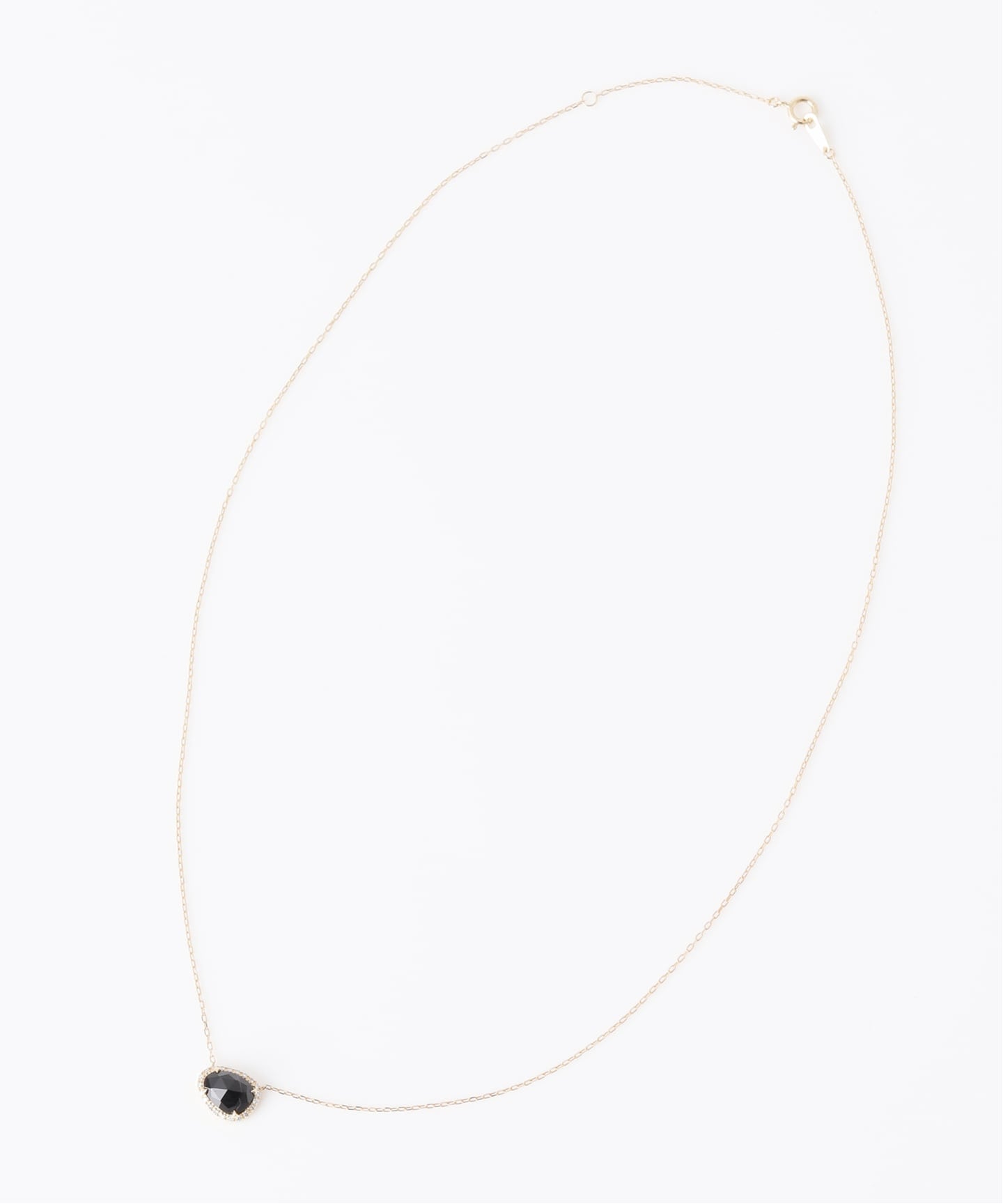 スライスオニキスダイヤネックレス K10（ネックレス）｜Lilas（リラ