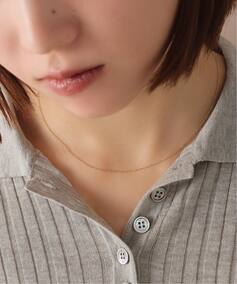 ティアドロップルチルYネックレス K10のコーディネートスナップ（miho 