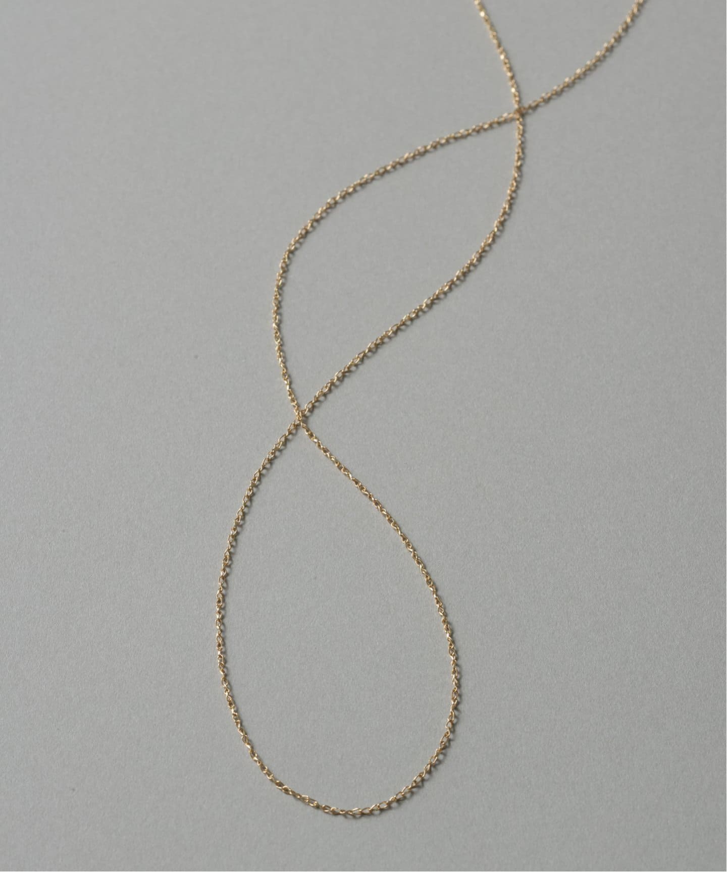 Lilas シャインカットアズキチェーン ネックレス ゴールド75cm k10 シャインカットアズキチェーンネックレス 35cm WG K10