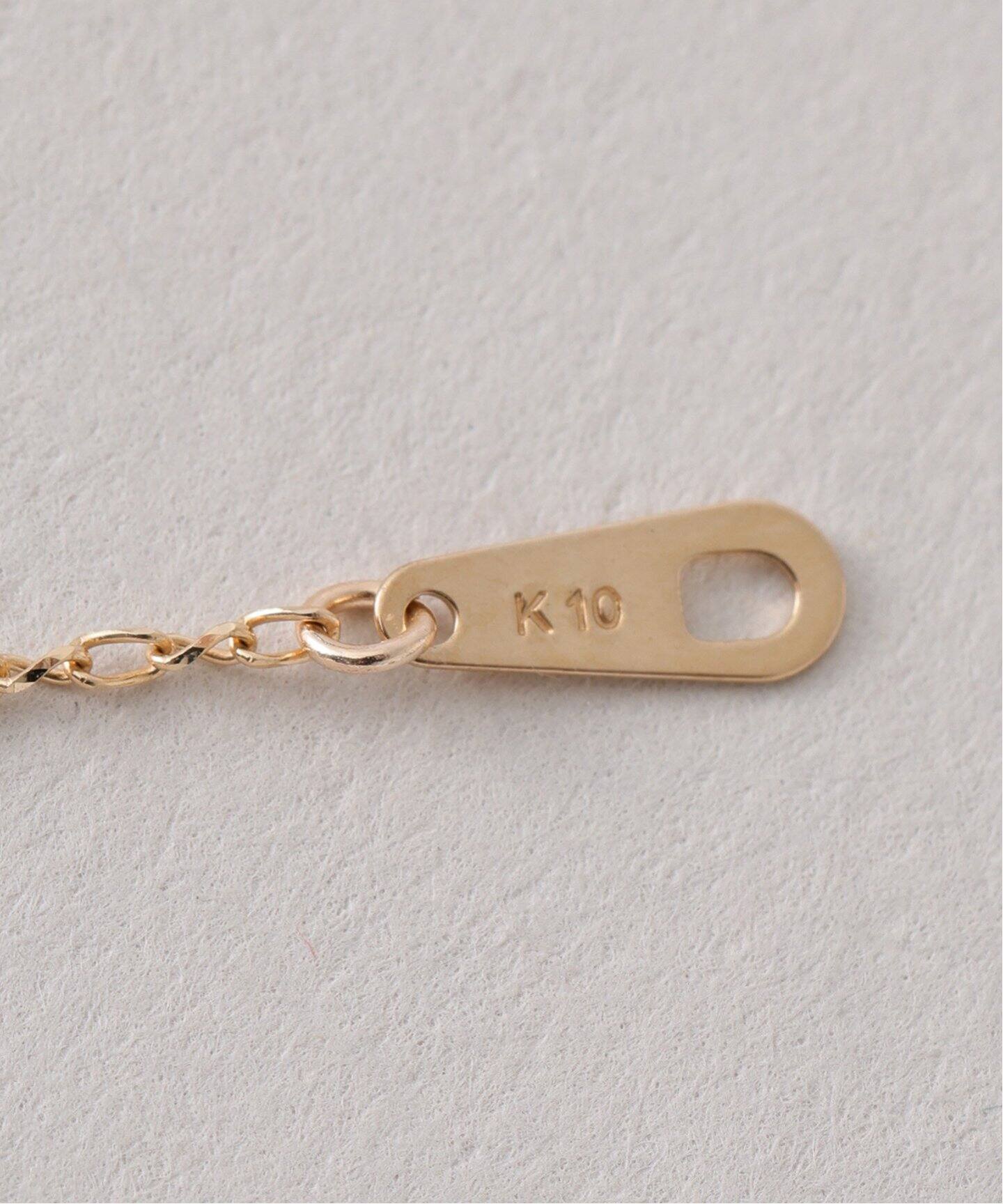 スパイラルアズキチェーン65cmネックレス K10（ネックレス）｜Lilas