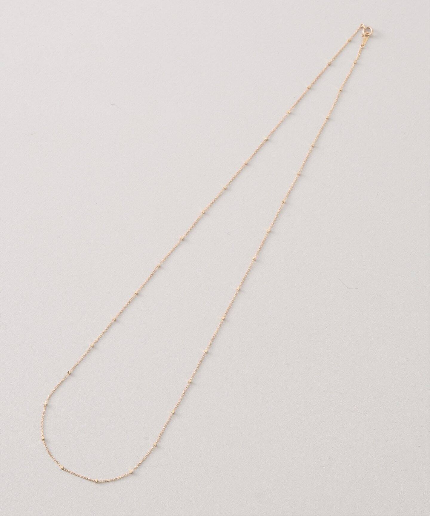 グリッターチェーン55cmネックレス K10（ネックレス）｜Lilas
