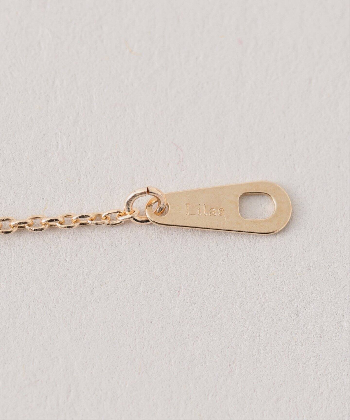 グリッターチェーン55cmネックレス K10（ネックレス）｜Lilas（リラ