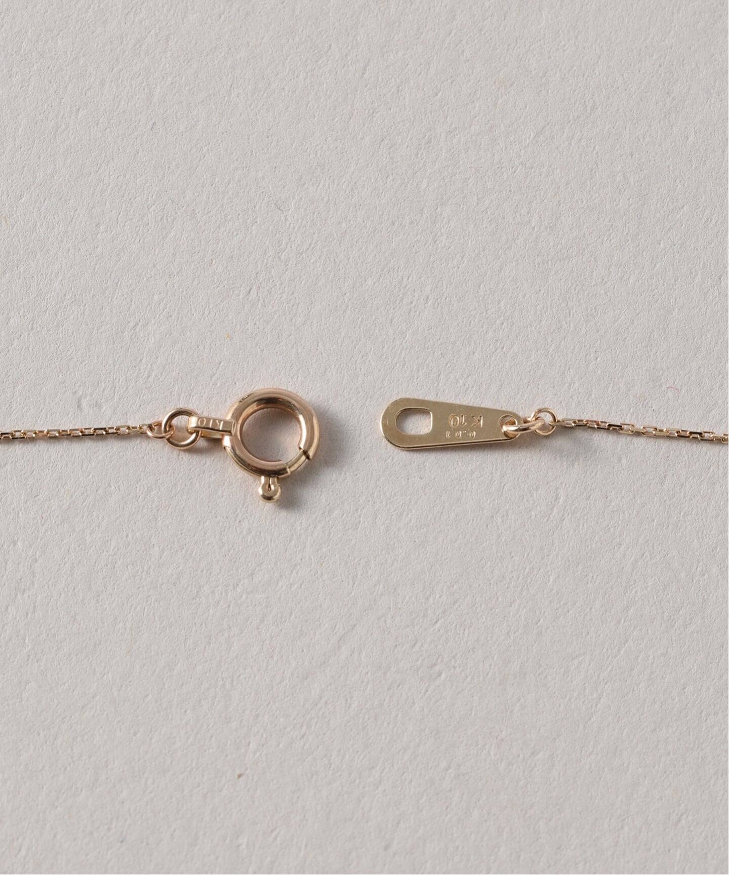 WEB限定》Vラインダイヤネックレス K10（ネックレス）｜Lilas（リラ