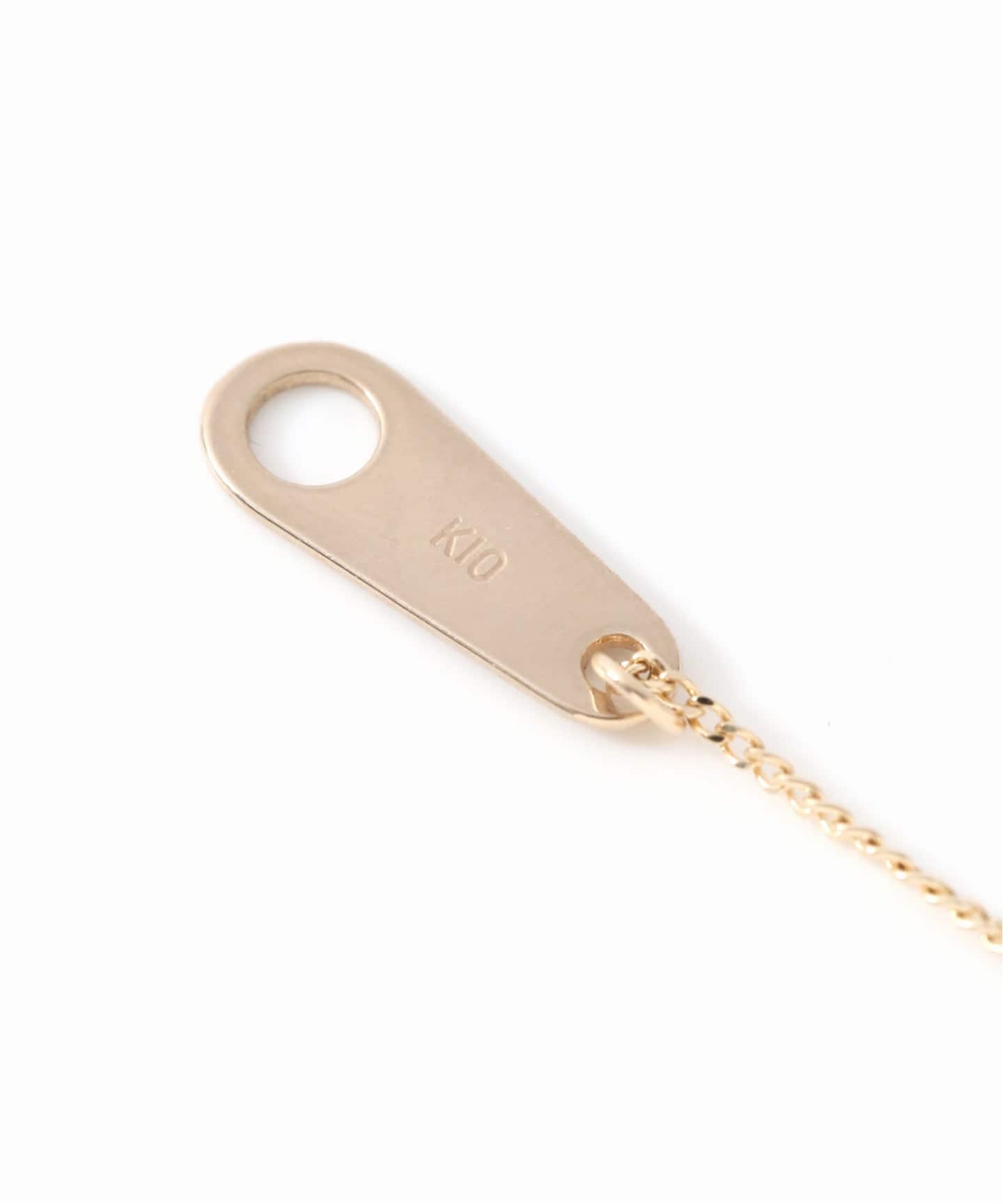 レクタングルオニキス K10 Lilas ネックレス ゴールド レクタングルオニキスリング K10（リング）｜Lilas（リラ）の