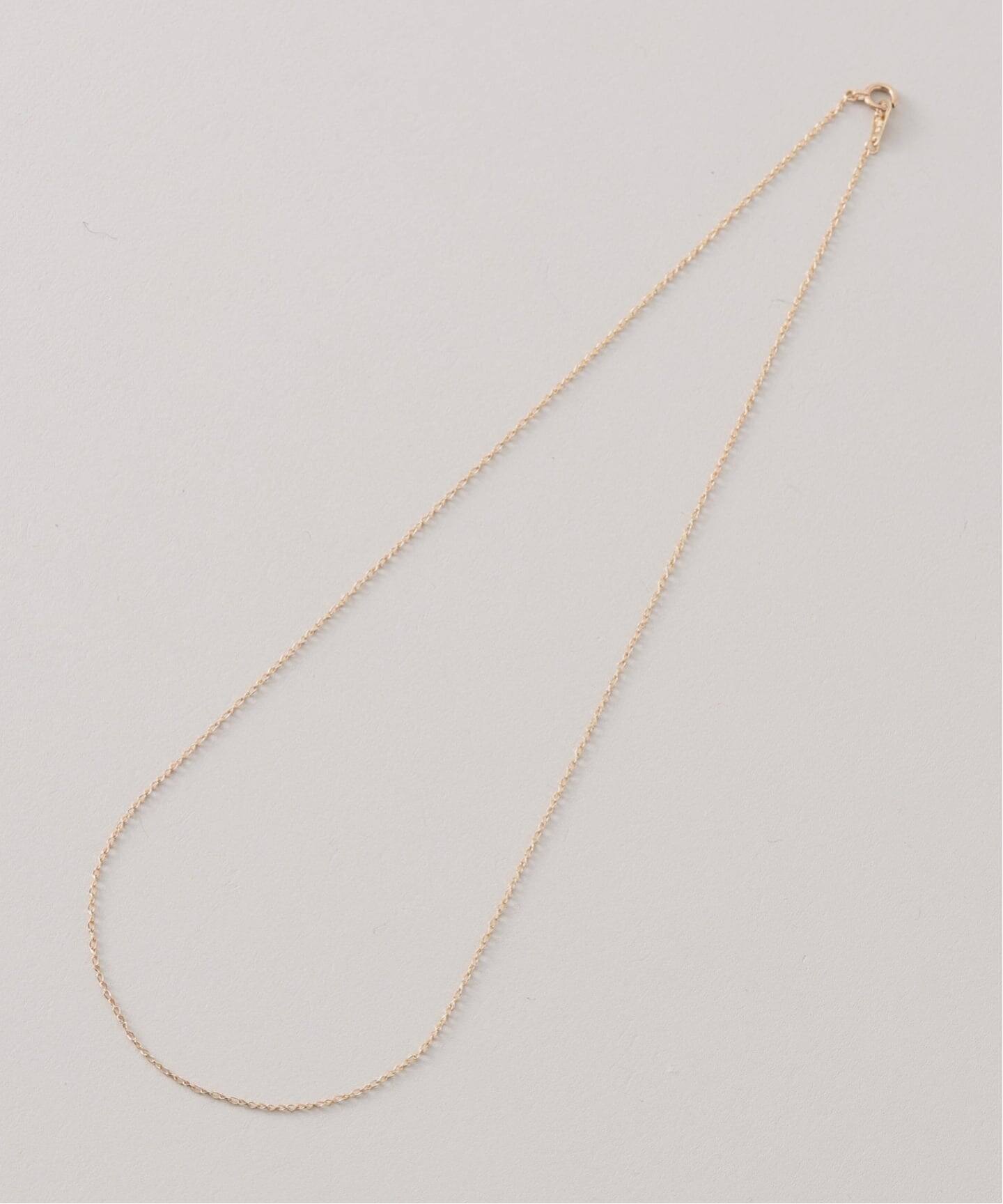 スパイラルアズキチェーン40cmネックレス K10（ネックレス）｜Lilas
