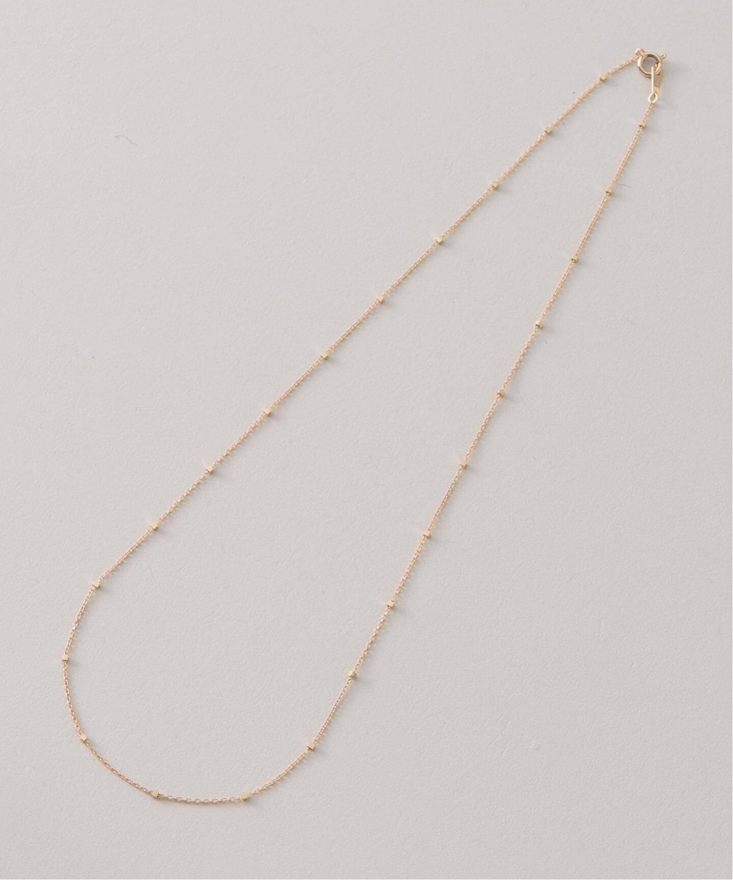 グリッターチェーン40cmネックレス K10（ネックレス）｜Lilas（リラ