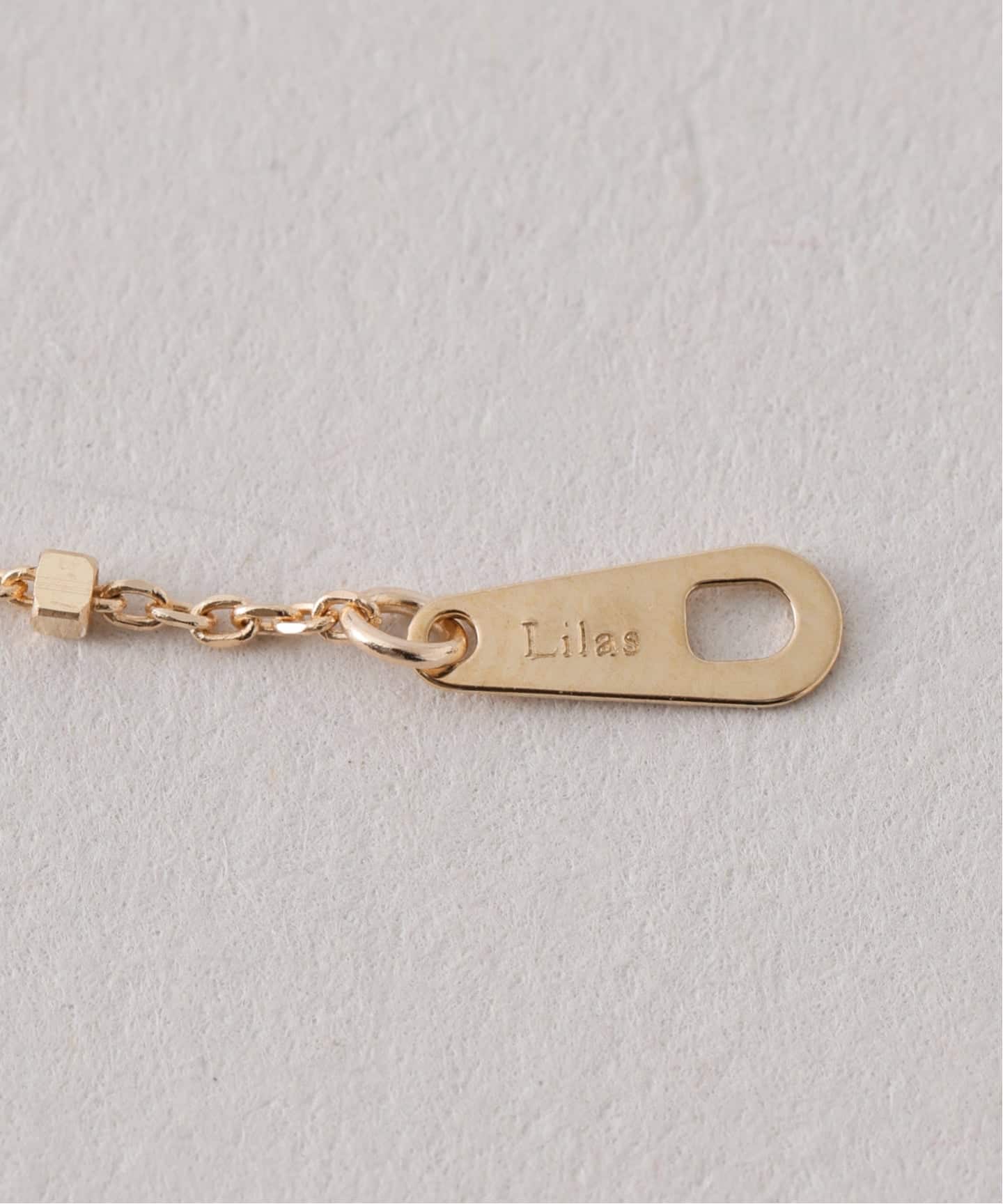 グリッターチェーン40cmネックレス K10（ネックレス）｜Lilas（リラ