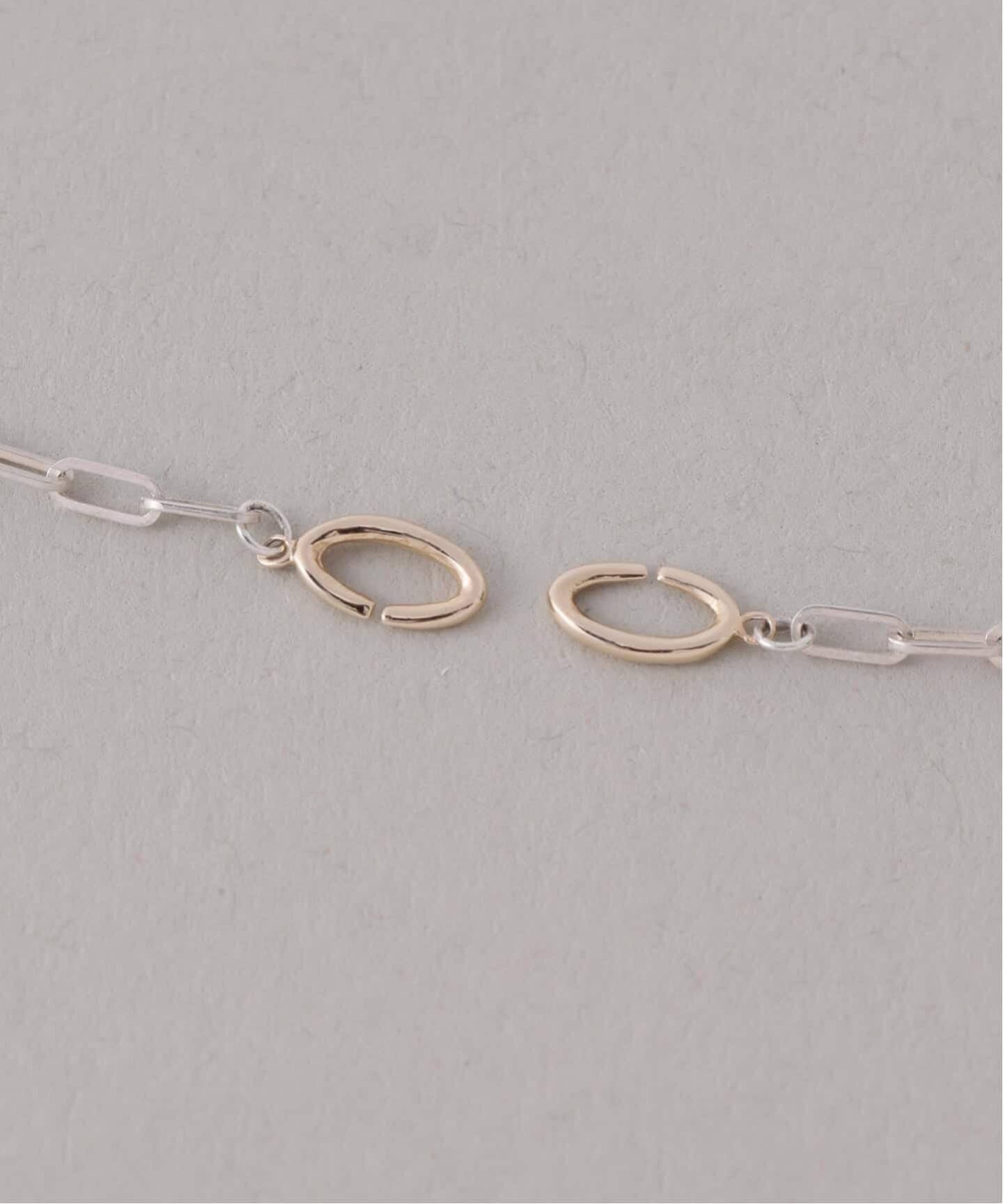 SAMH by LILAS】 デタッチャブルCスライドネックレス K10*SV