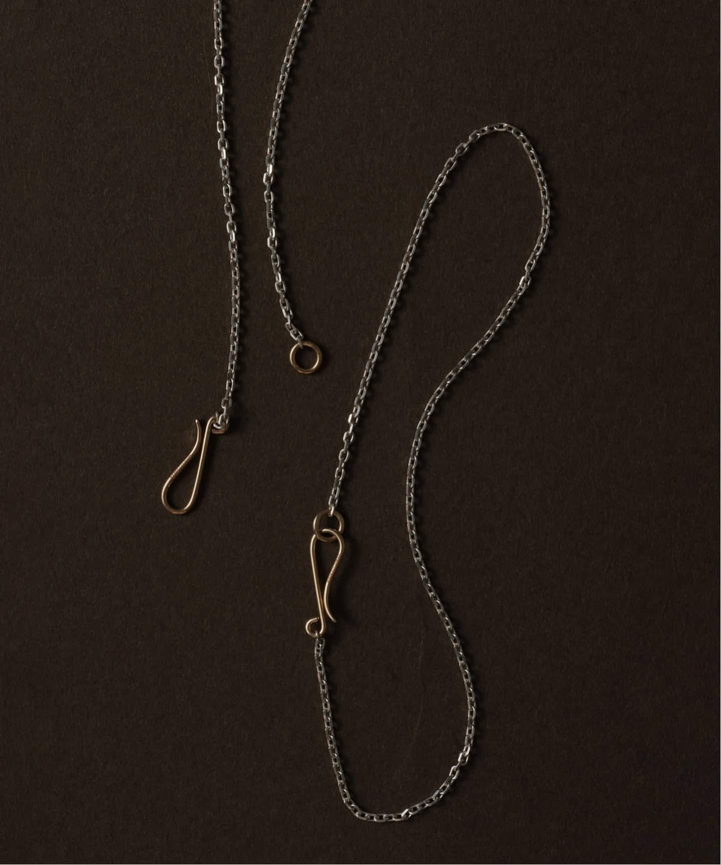 予約》【SAMH by LILAS】デタッチャブルフックネックレス K10*SV