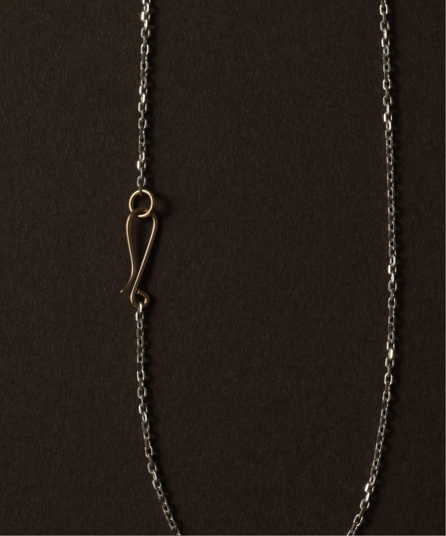 SAMH by LILAS】デタッチャブルフックネックレス K10*SV（ネックレス