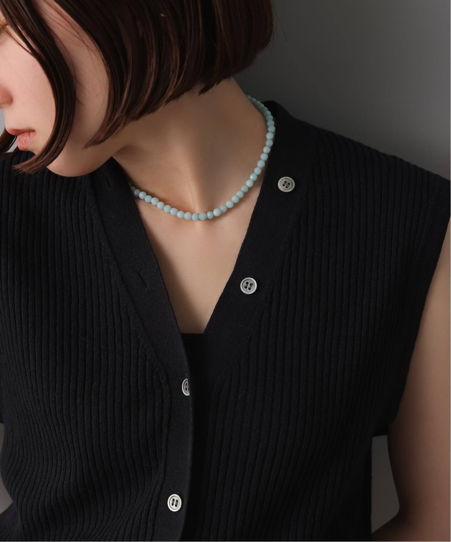 WEB限定》【SAMH by LILAS】アマゾナイトネックレス SV（ネックレス 