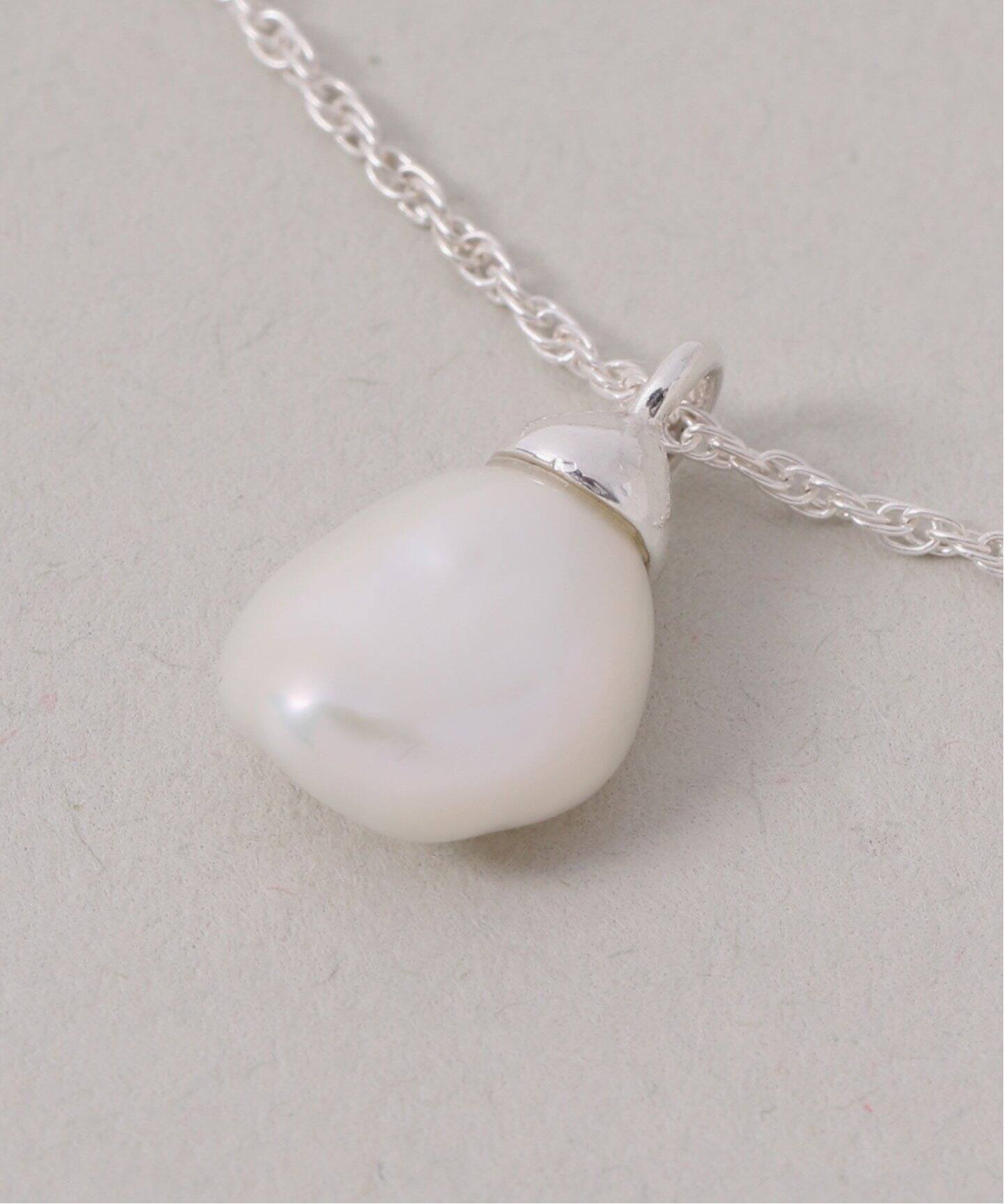 WEB限定》【SAMH by LILAS】 ケシパールネックレス SV