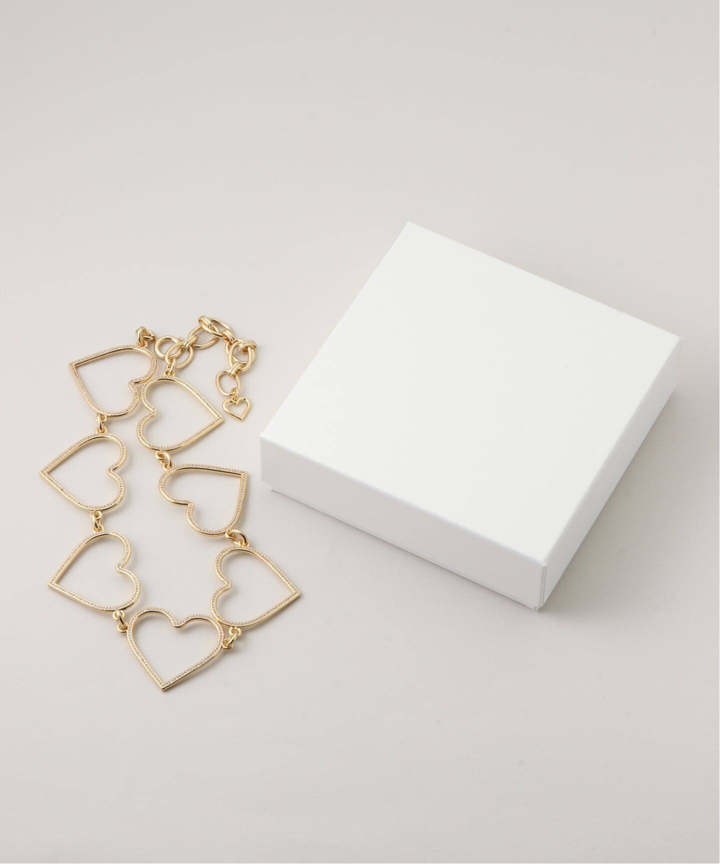 BASICKS / ベイシックス Gold Heart Mega Necklace（ネックレス