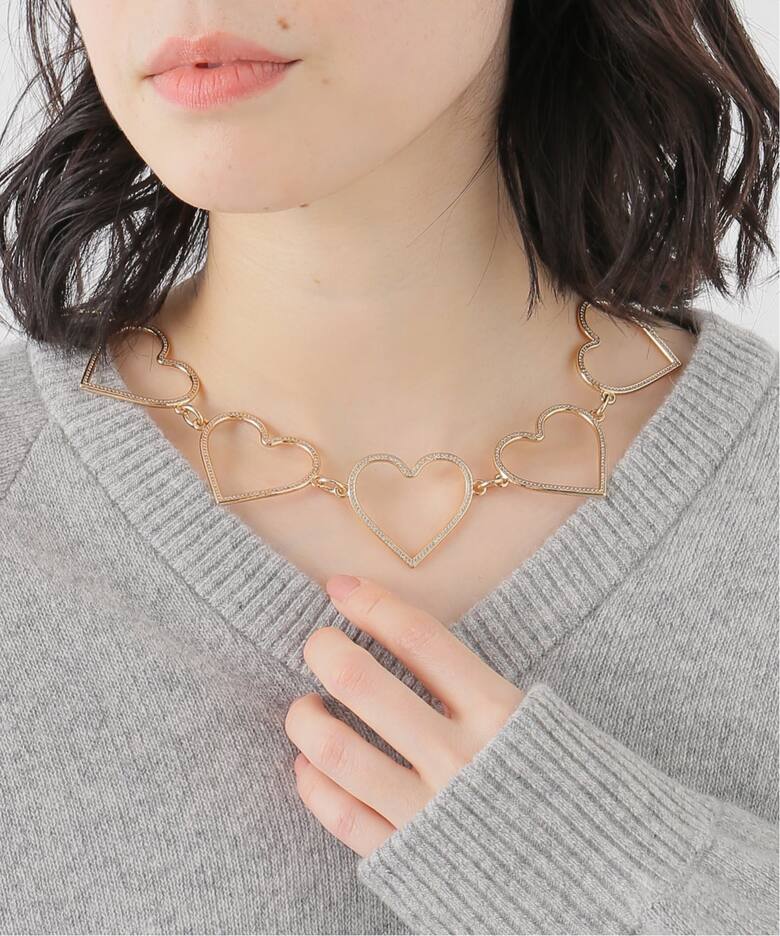 BASICKS / ベイシックス Gold Heart Mega Necklace（ネックレス 