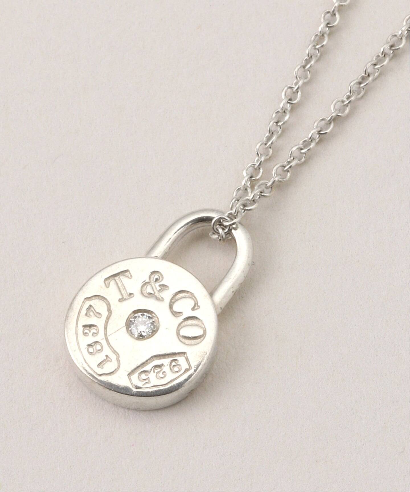 TIFFANY＆CO. 1837 Round lock Diamond（ネックレス）｜HIROB