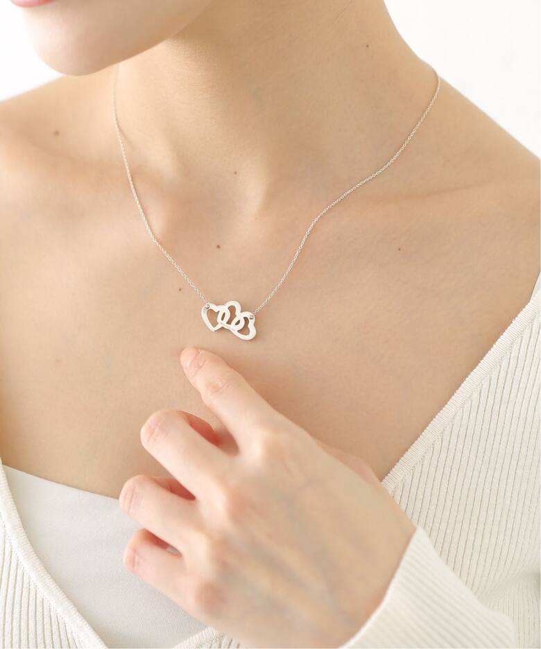 VINTAGE TIFFANY&Co./ティファニー】Triple heart necklace 