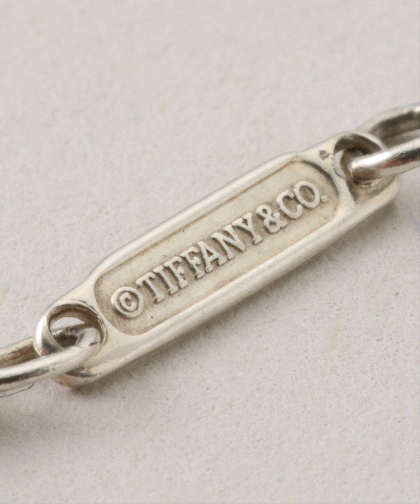 希少TIFFANY ティファニー アトラスネックレス磨き仕上済ヴィンテージ品 箱及び保存袋付き ◇ 希少 美品 TIFFANY&Co. ティファニー