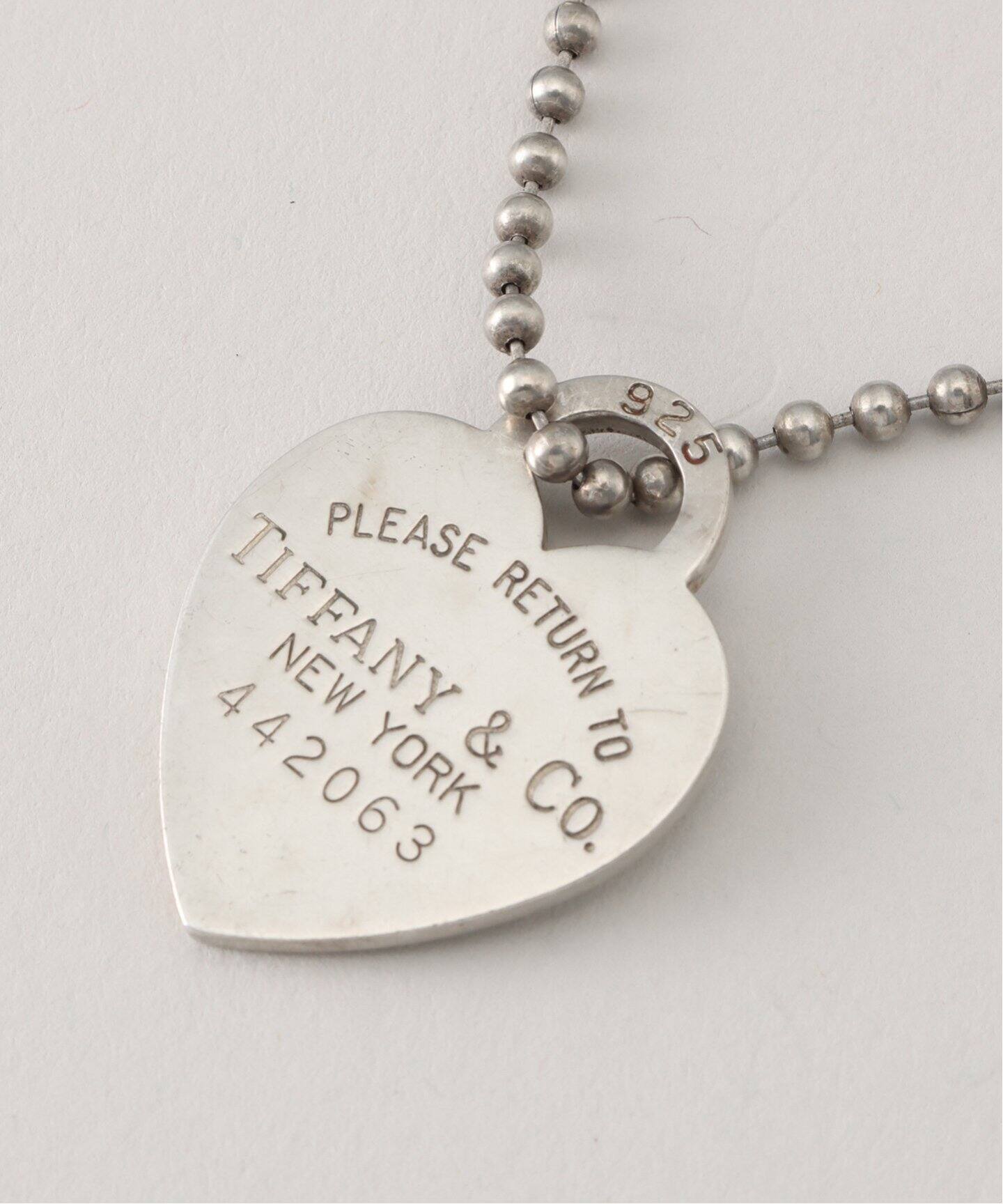 ティファニー TIFFANY PLEASE RETURN TO ネックレス VINTAGE TIFFANY&Co./ティファニー】Return to heart ball