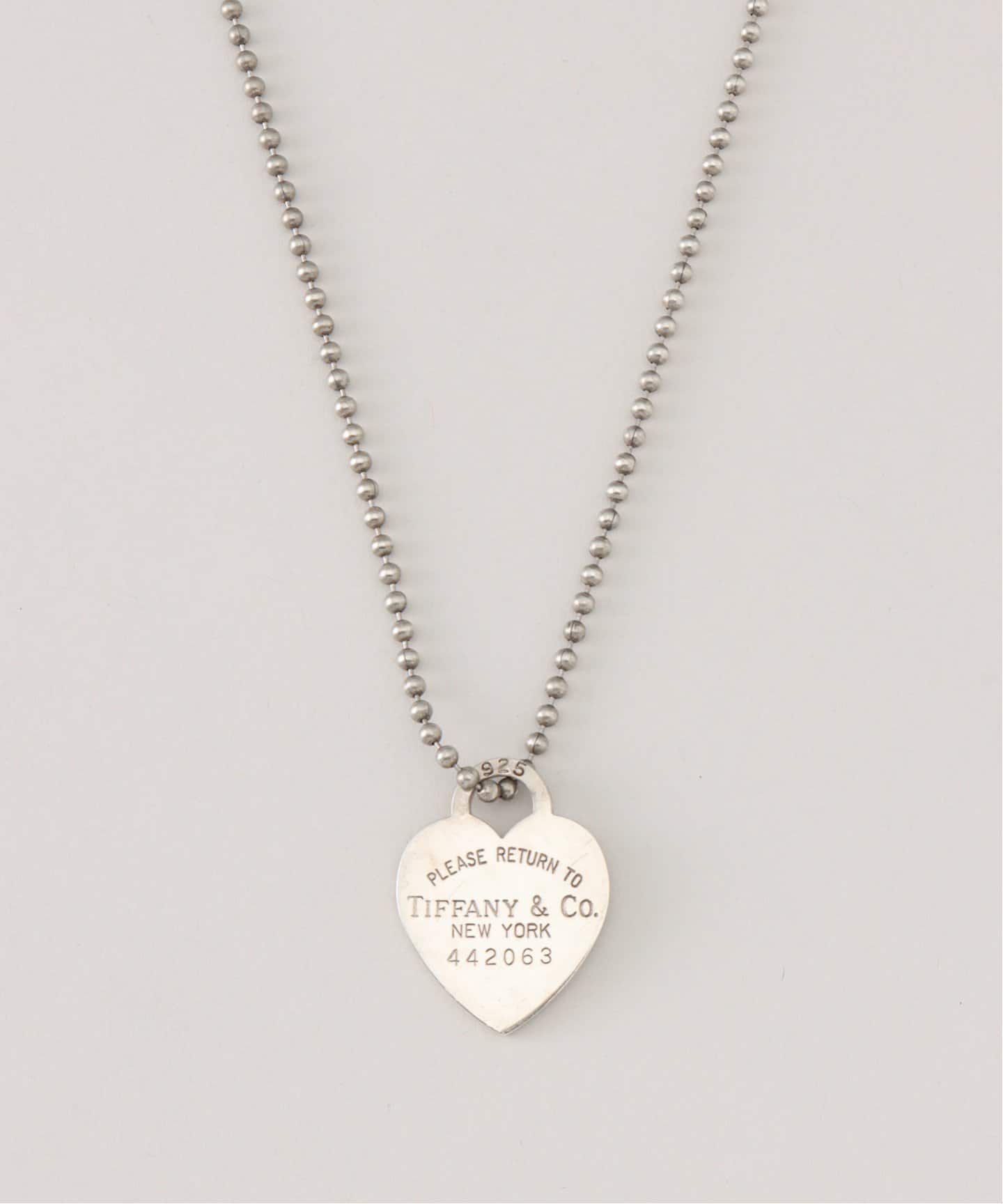Tiffany & Co. 　ネックレス VINTAGE TIFFANY&Co./ティファニー】Heart ribbon necklace
