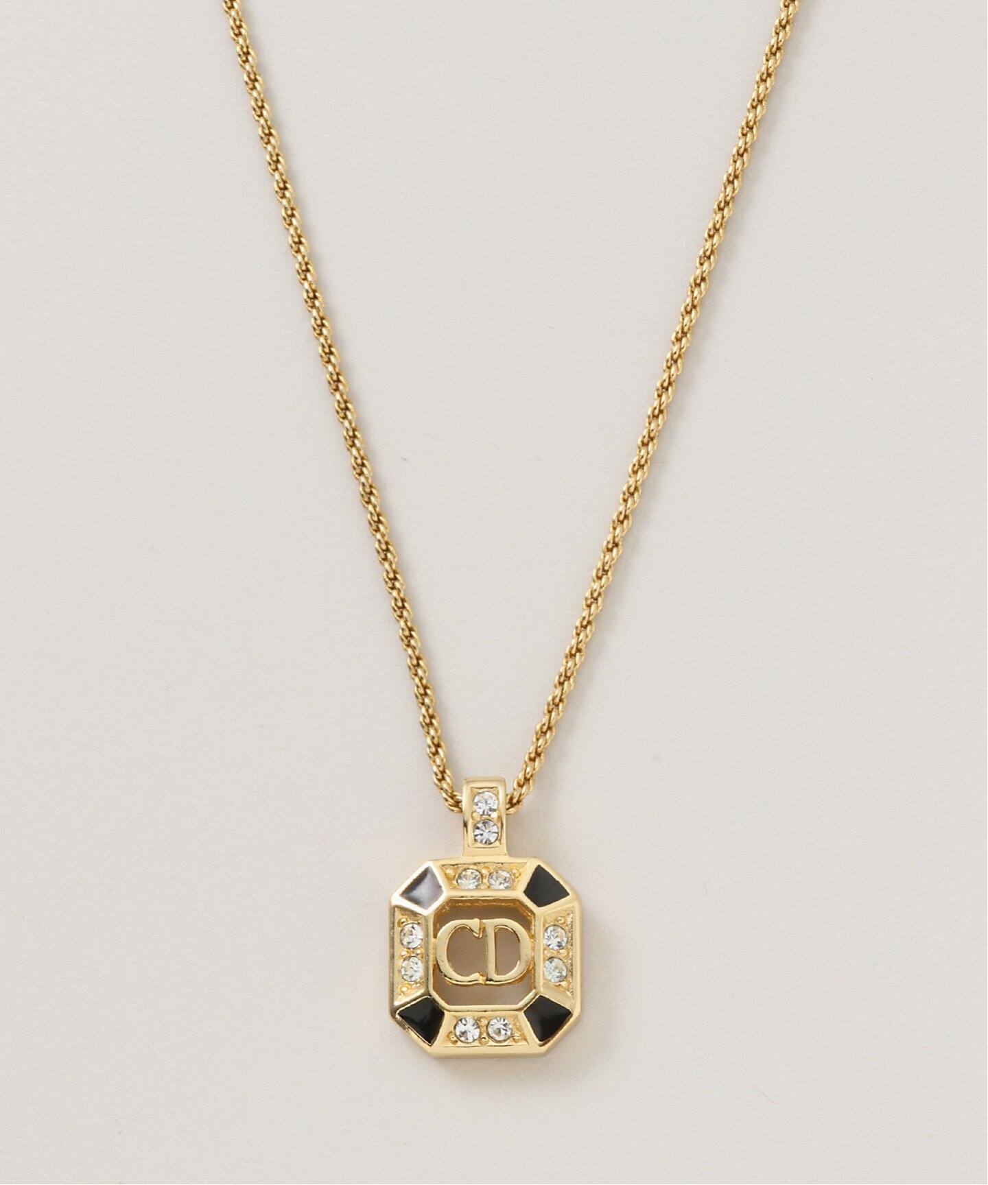 VINTAGE DIOR/ディオール 】necklace logo（ネックレス）｜DECOUVERTE 