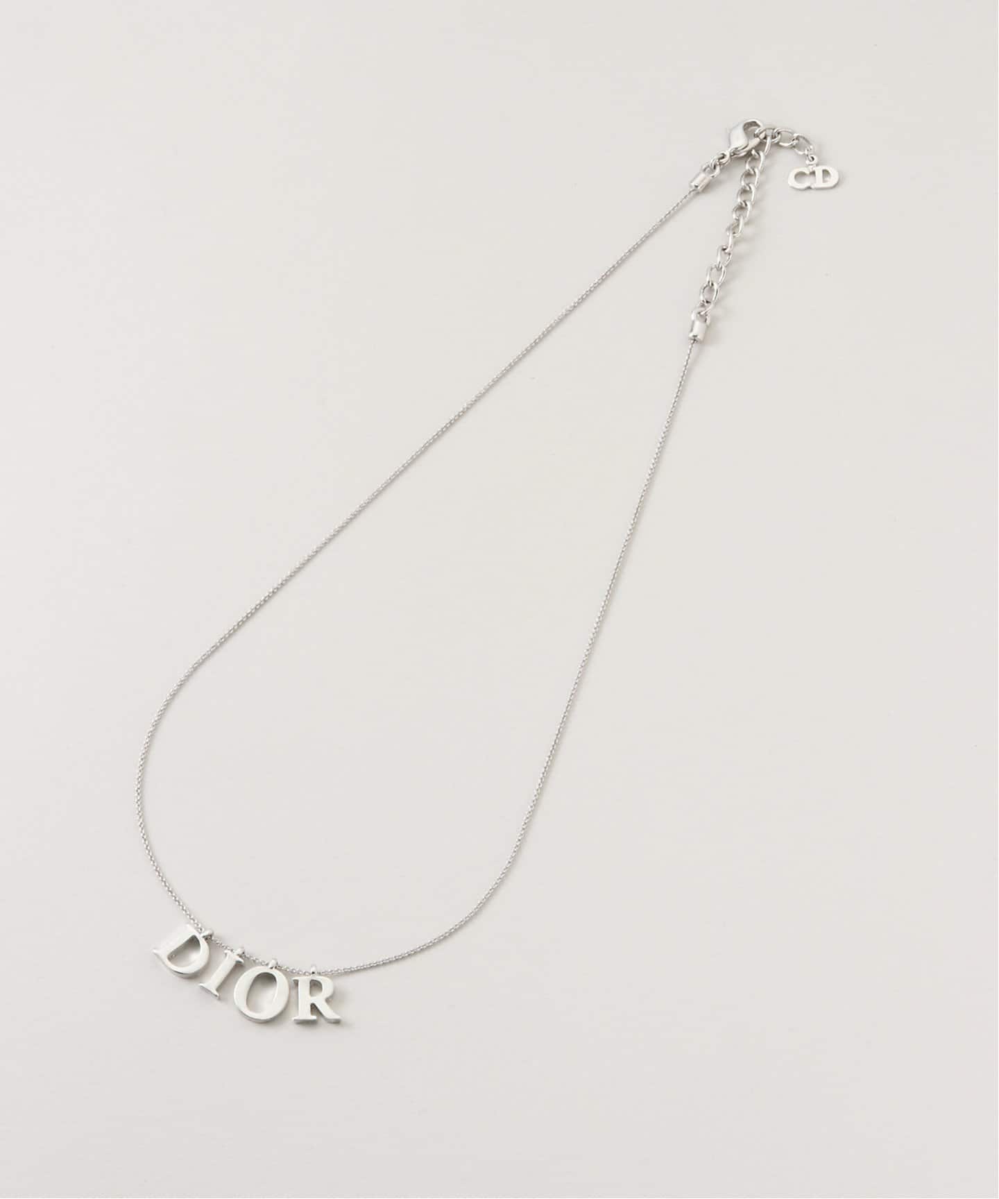 【Dior】ディオール★necklace★ヴィナージュ ダブルネックレス VINTAGE DIOR/ディオール】 necklace logo（ネックレス