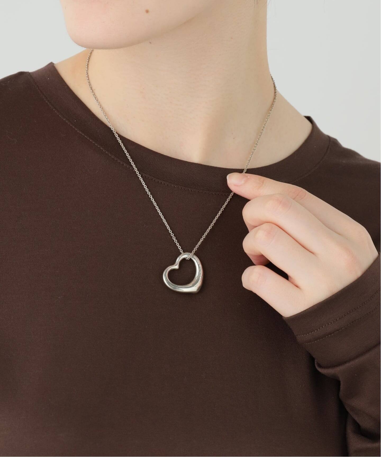 VINTAGE TIFFANY&Co./ティファニー】Open heart necklace l VINTAGE TIFFANY&Co./ティファニー】Open heart necklace l