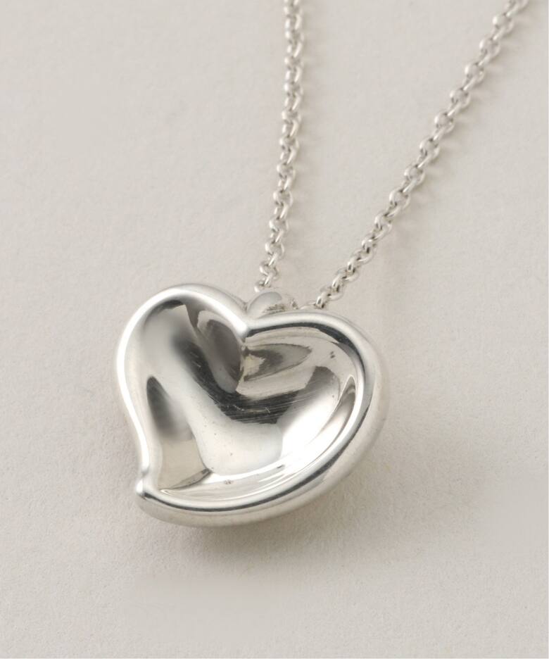 VINTAGE TIFFANY&Co./ティファニー】Curved heart necklace 