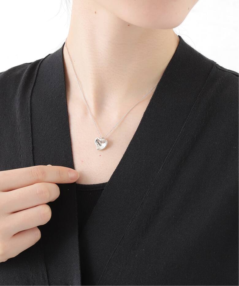 VINTAGE TIFFANY&Co./ティファニー】Curved heart necklace 