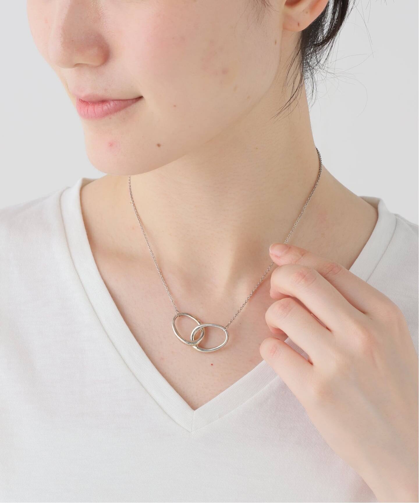 VINTAGE TIFFANY&Co./ティファニー】Double loop necklace xl