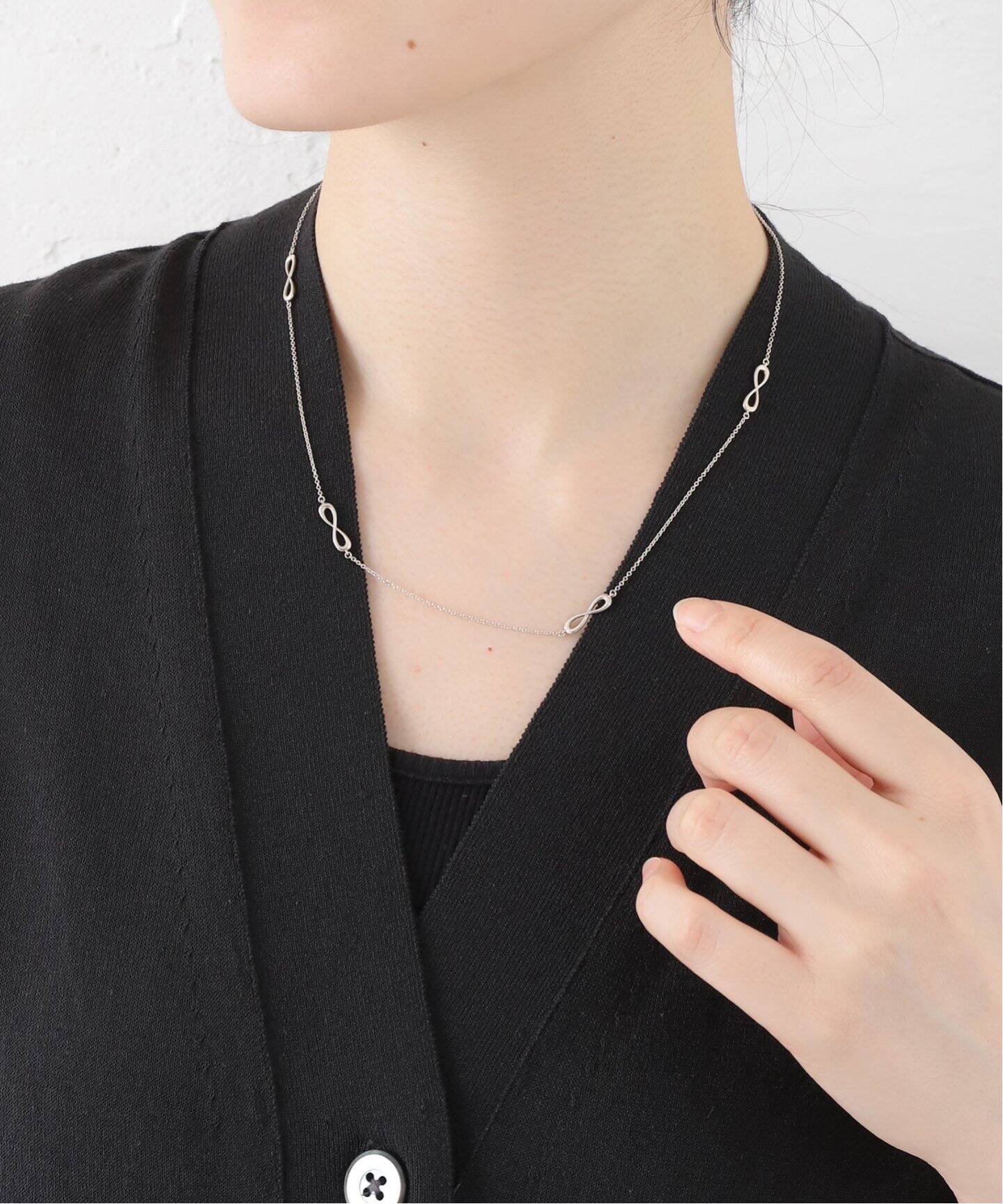 Tiffany infinityネックレス 4.40g