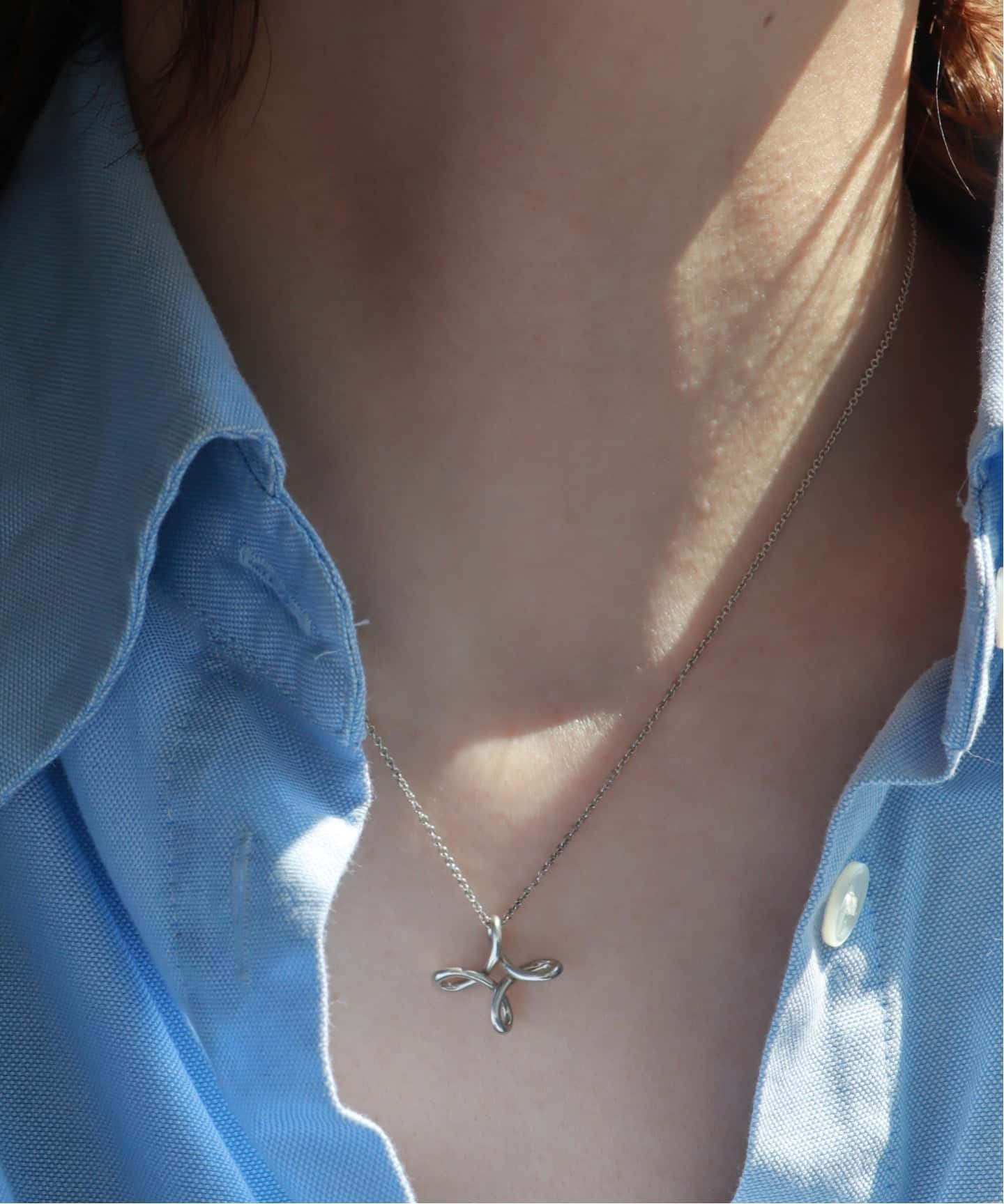 F*S様 Tiffany & Co. ネックレス VINTAGE TIFFANY&Co./ティファニー】 Open cross necklace s